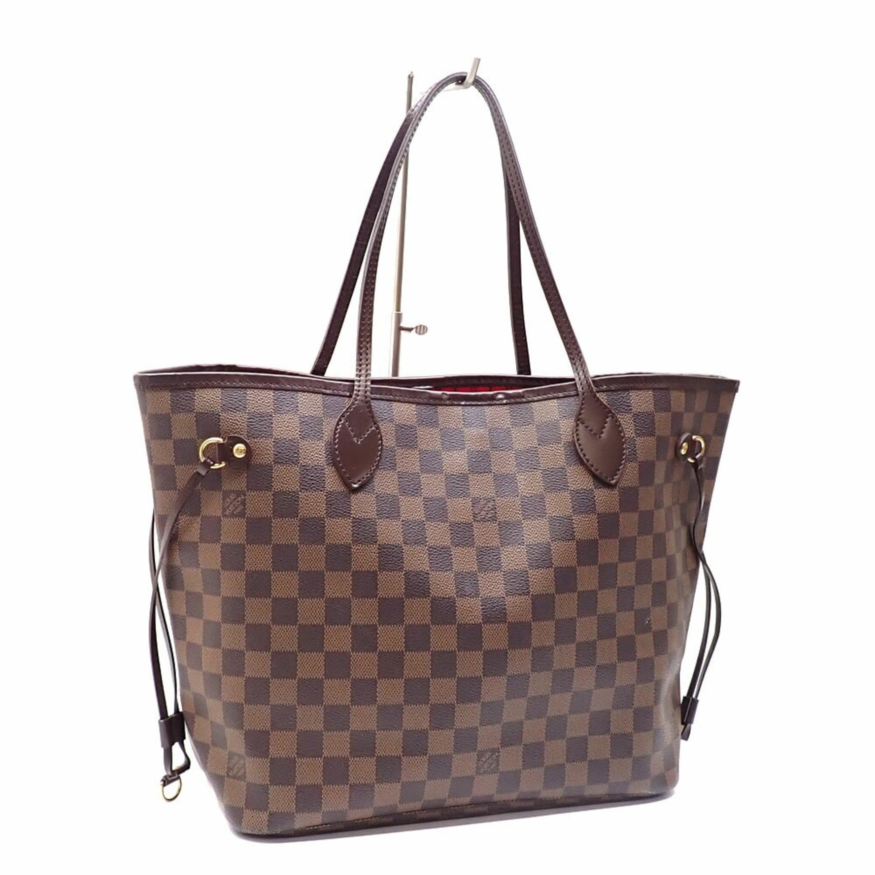 Louis Vuitton Damier Ebene Neverfull MM Tote Bag, Early Model