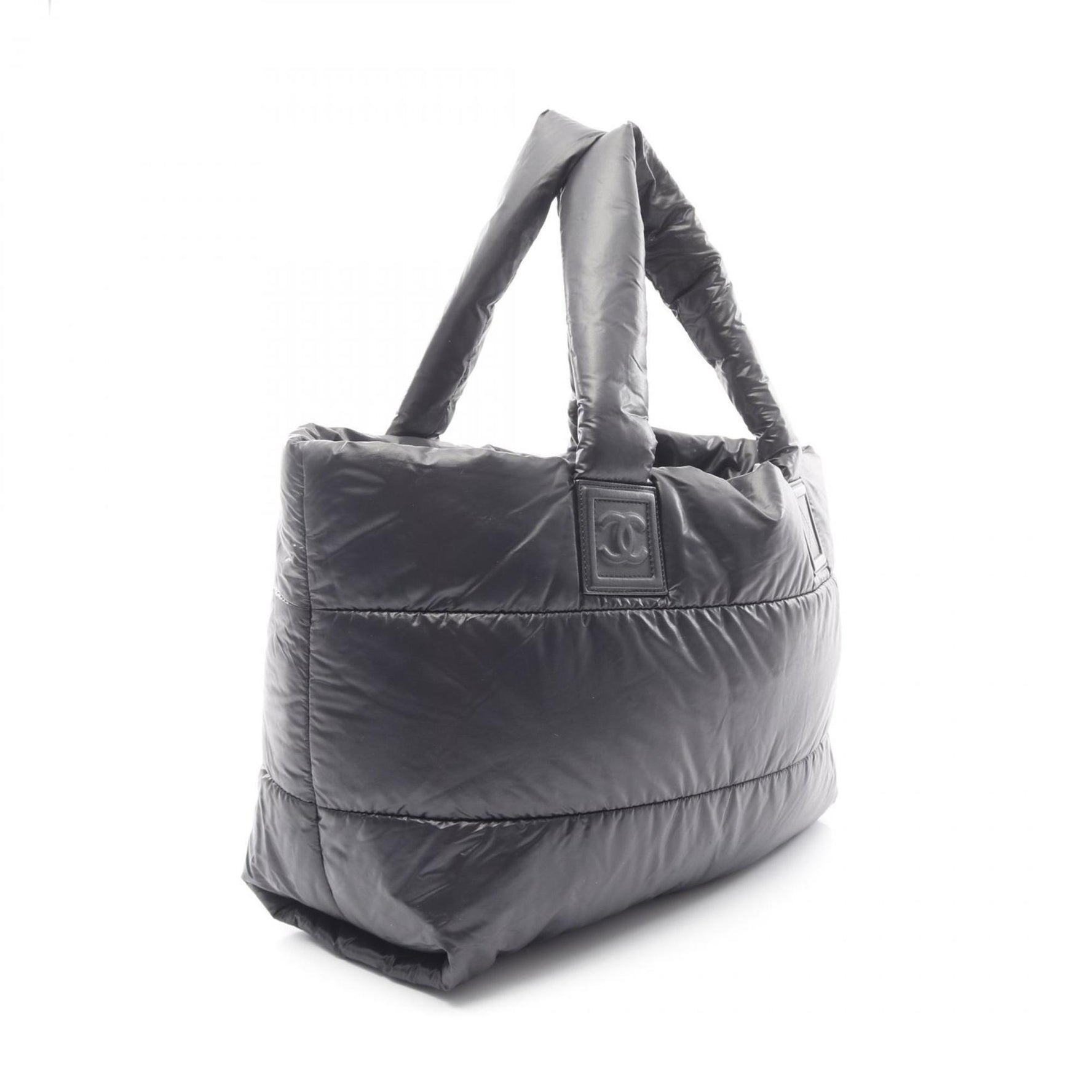 CHANEL Coco Cocoon MM Tote Bag, Nylon and Leather