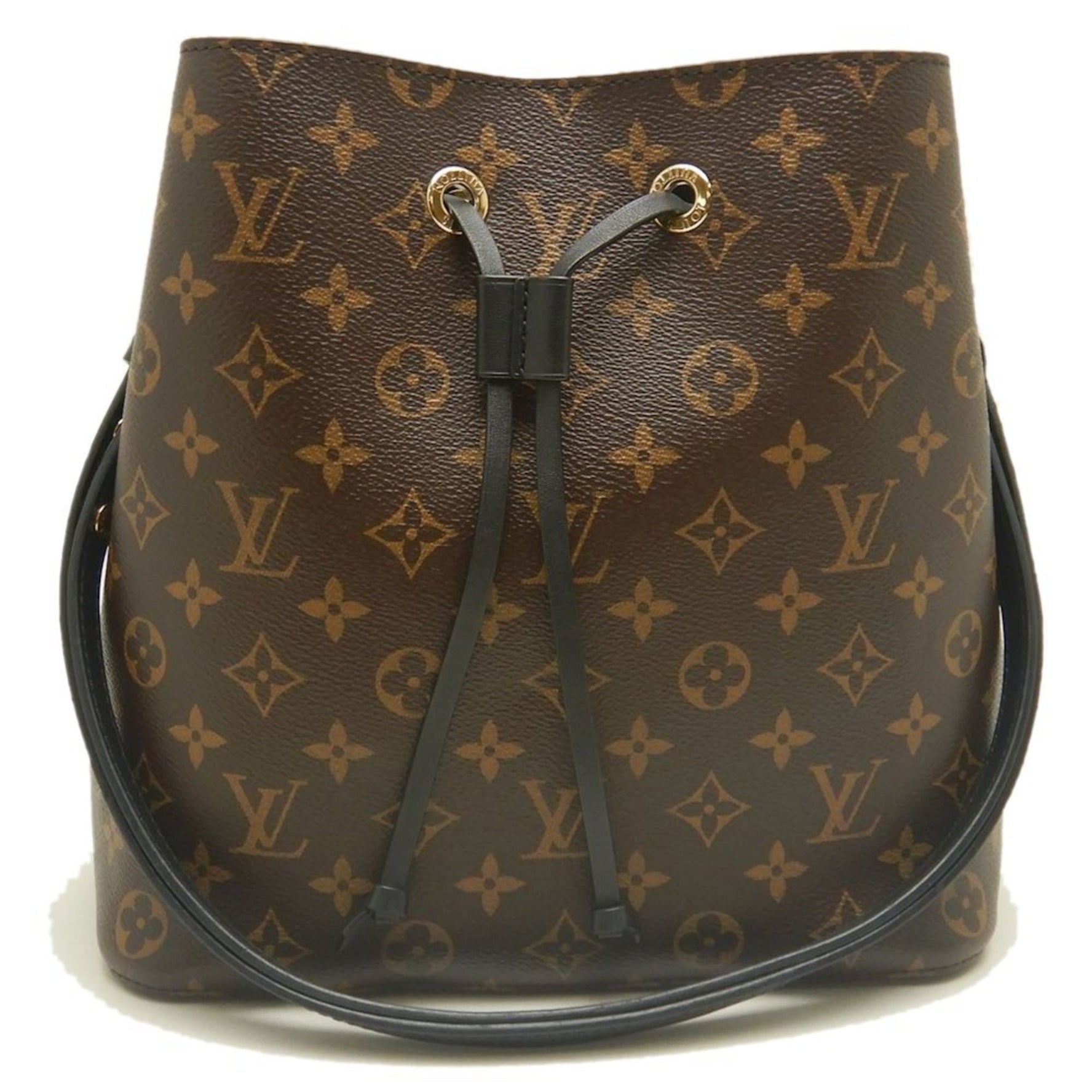 LOUIS VUITTON Monogram NeoNoe Shoulder Bag in Noir