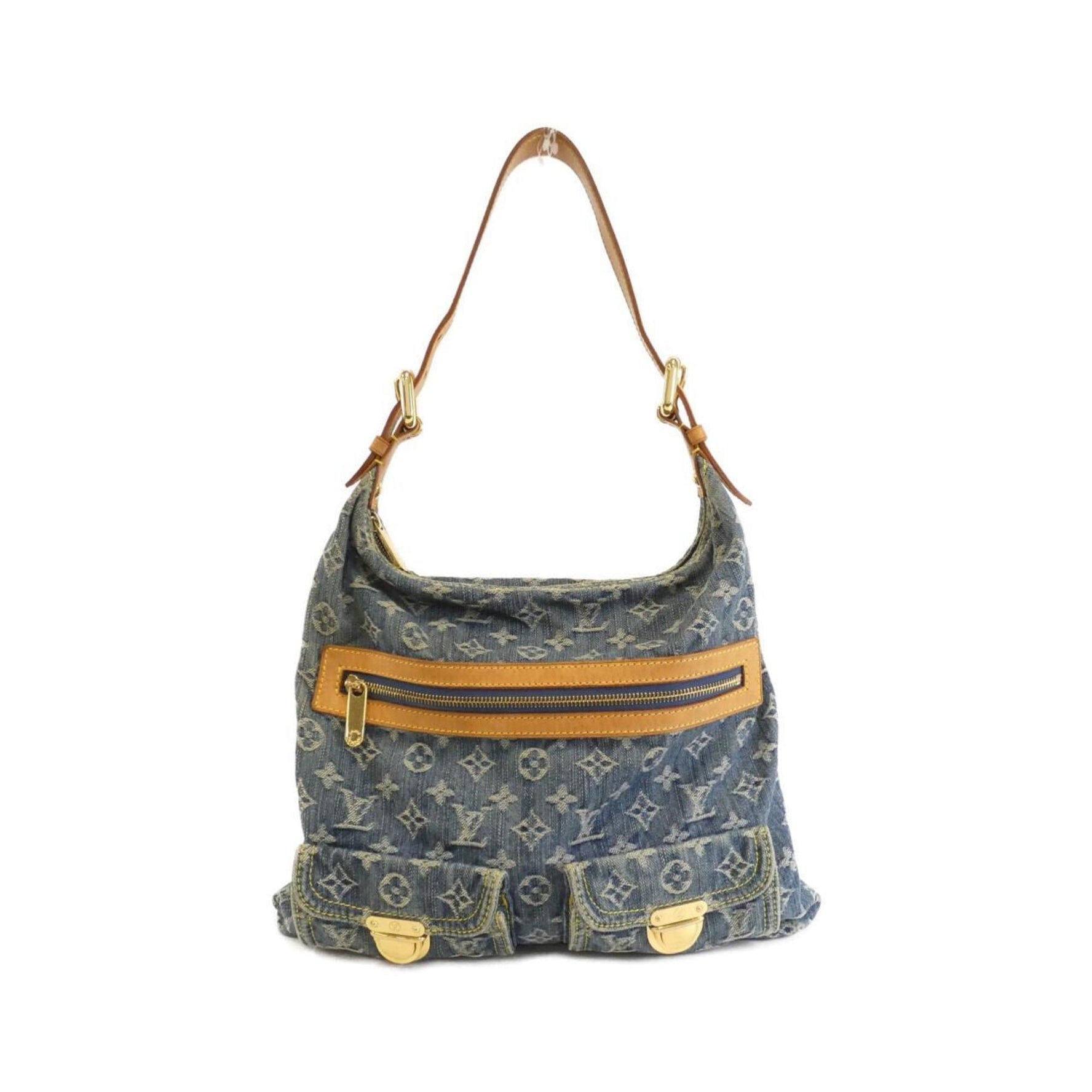 Louis Vuitton Monogram Denim Baggy GM Shoulder Bag