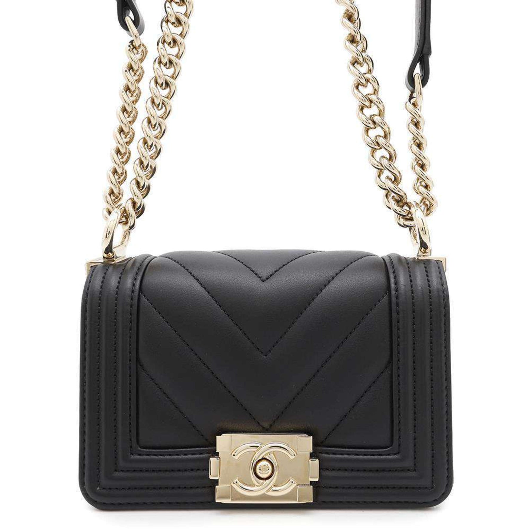 Chanel Chain Shoulder Bag Boy V Stitch