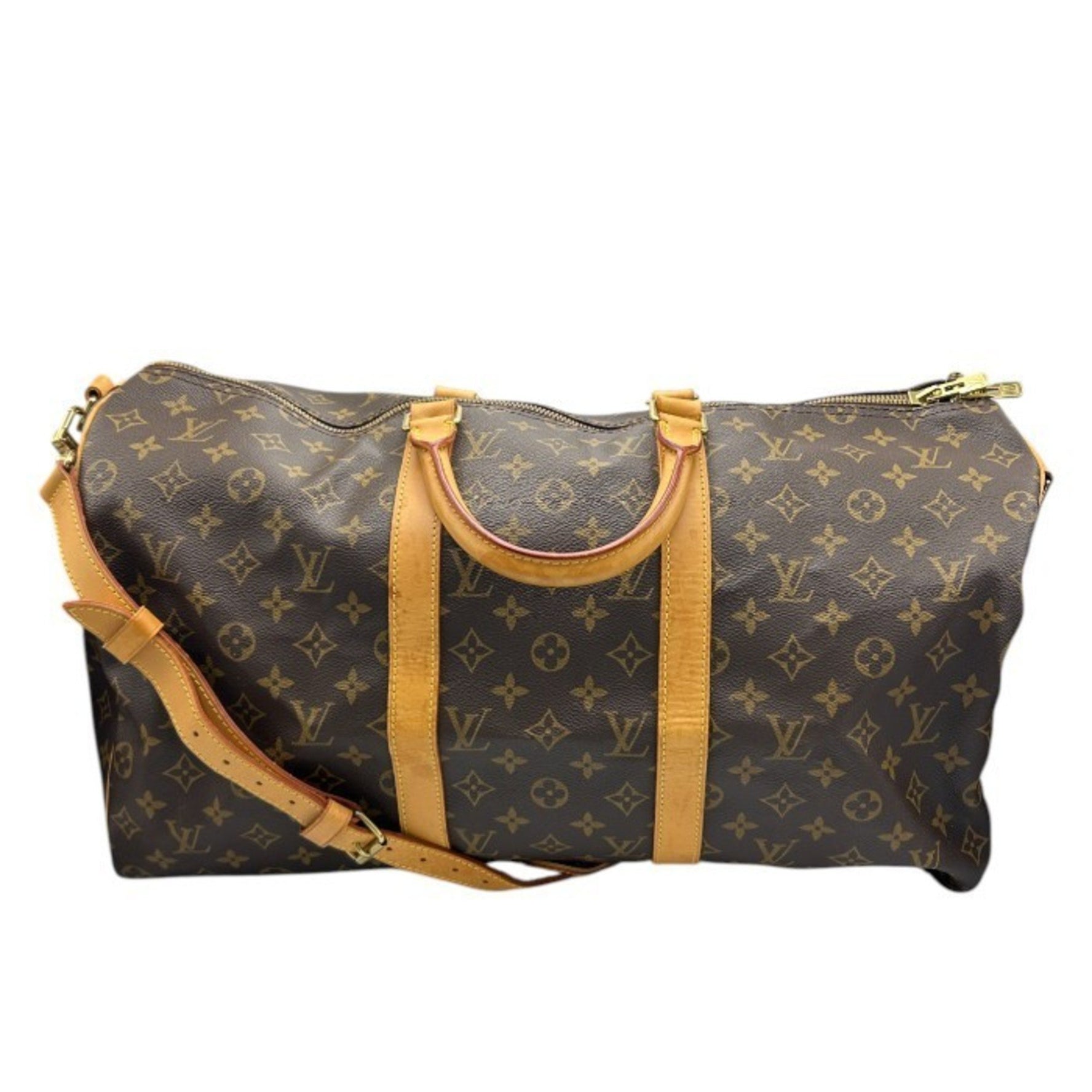 Louis Vuitton Monogram Keepall Bandouliere 50 Boston Bag