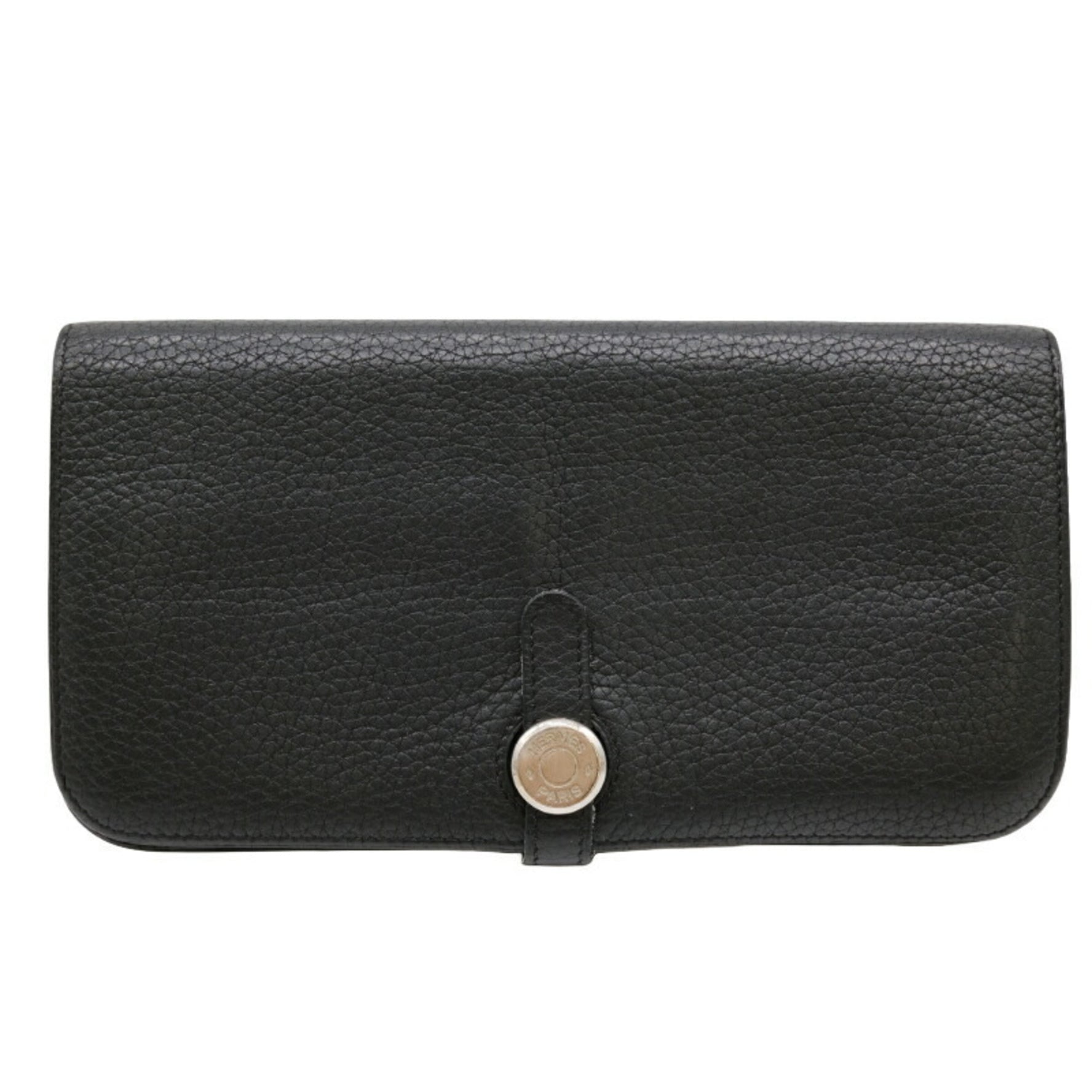 HERMES Dogon Long Wallet Togo Leather