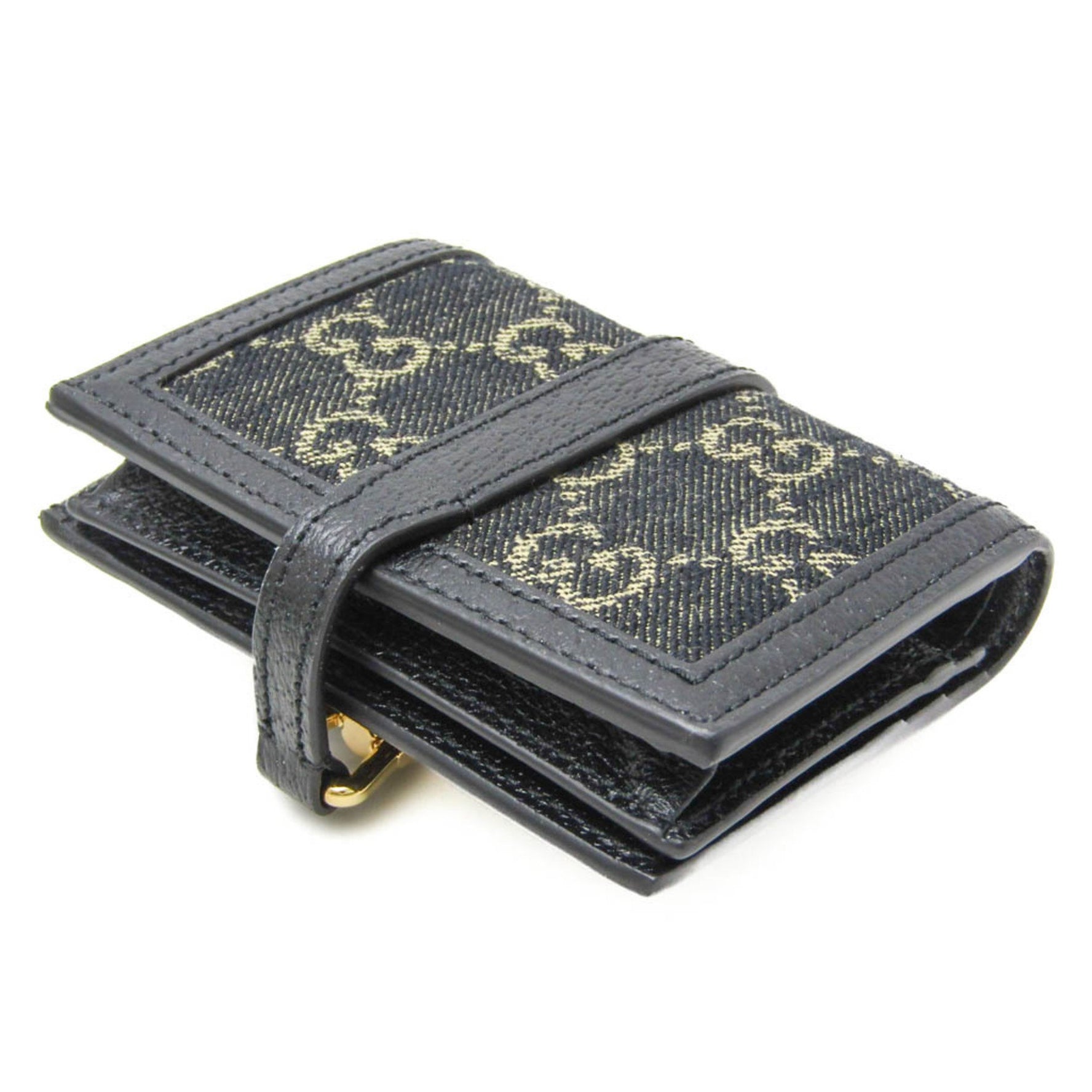 Gucci Jackie 1961 Denim,Leather Wallet (bi-fold)