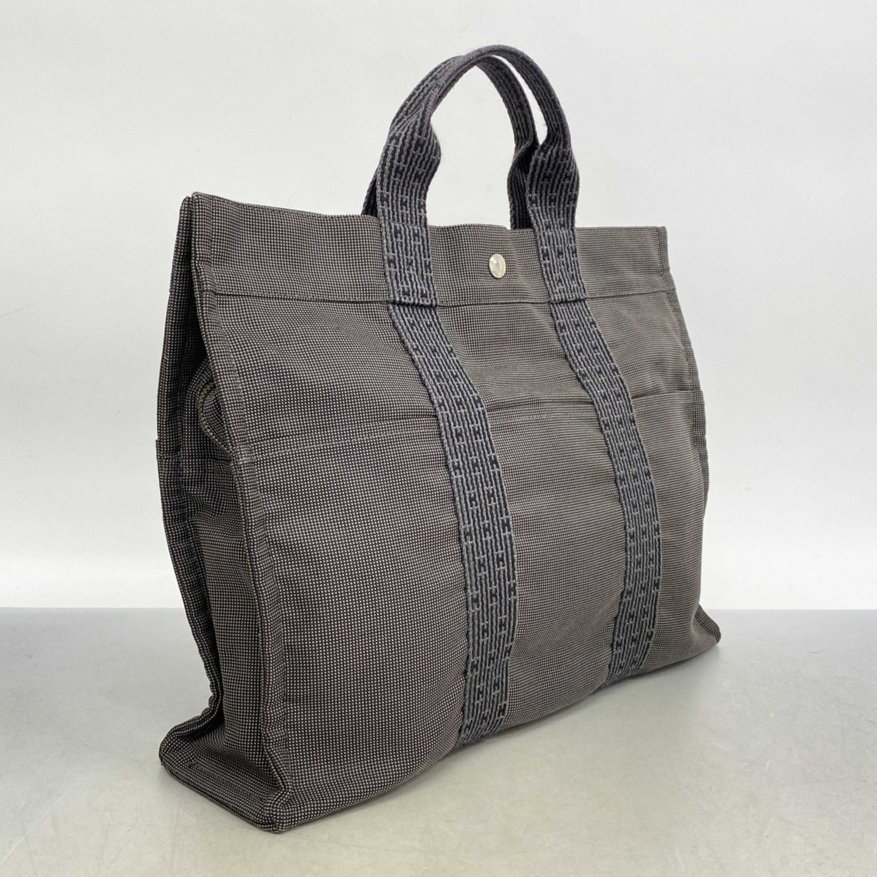 Hermes Hermès Air Line MM Tote Bag, Canvas