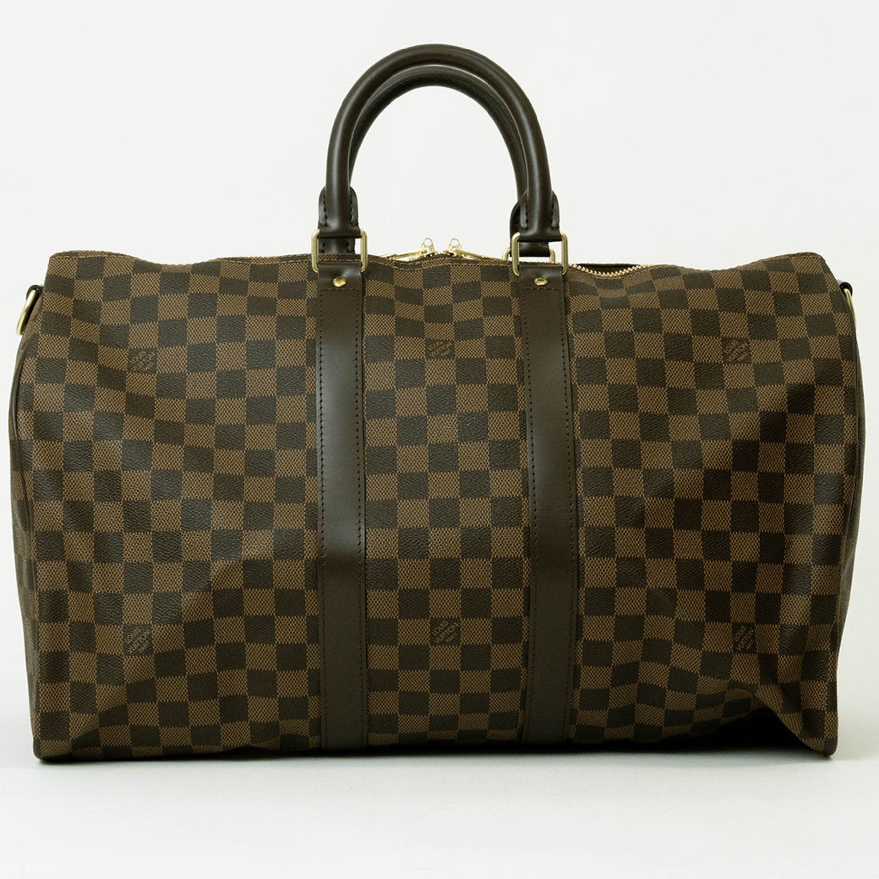 Louis Vuitton Keepall Bandouliere 45 Boston Bag Damier Ebene