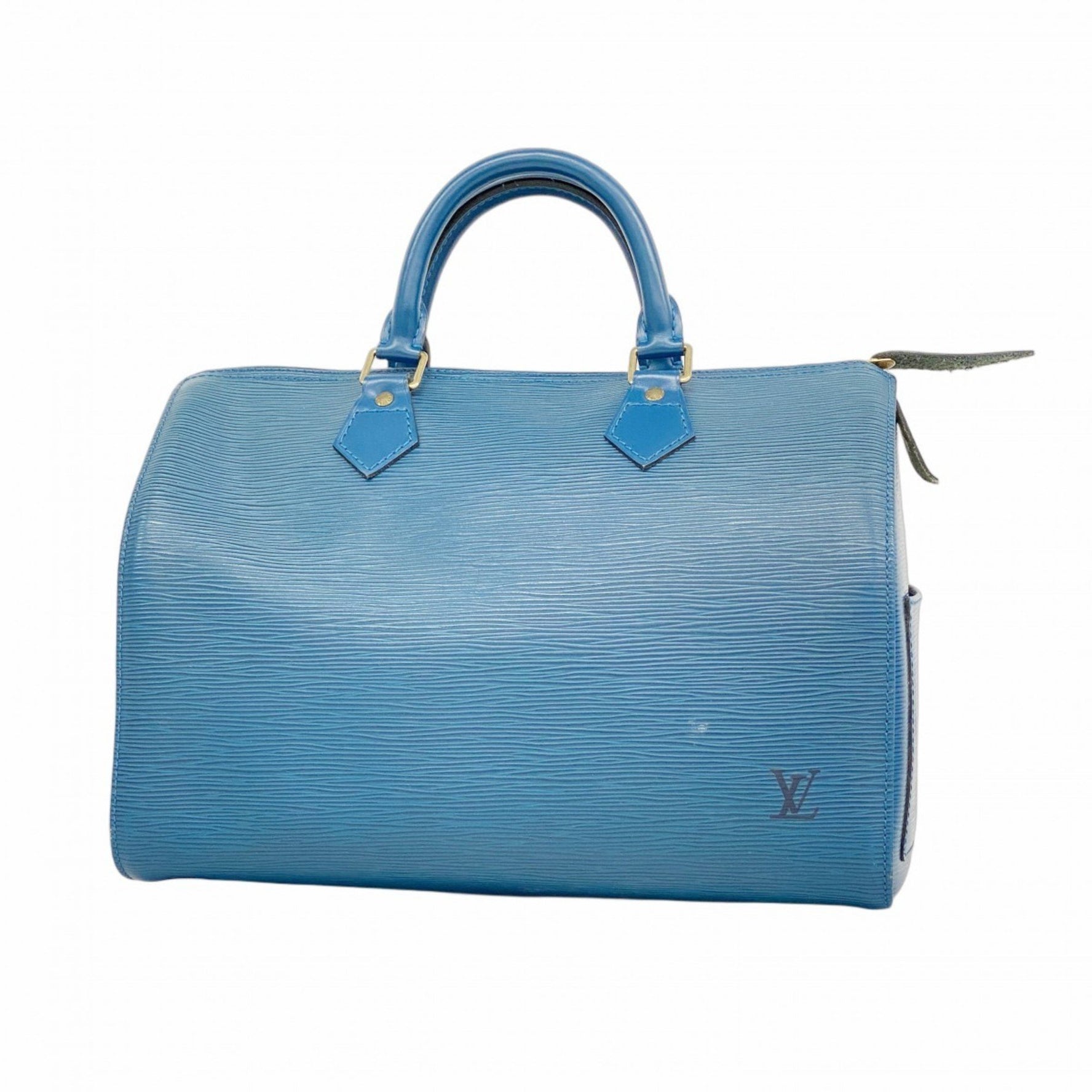 Louis Vuitton Epi Speedy 30 Handbag Toledo Blue