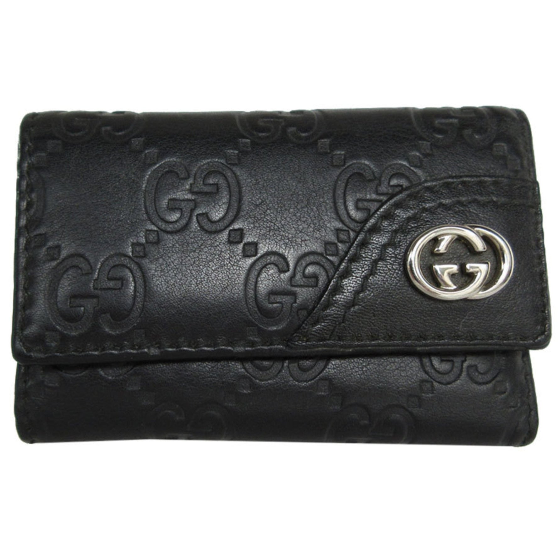 GUCCI key case leather men's