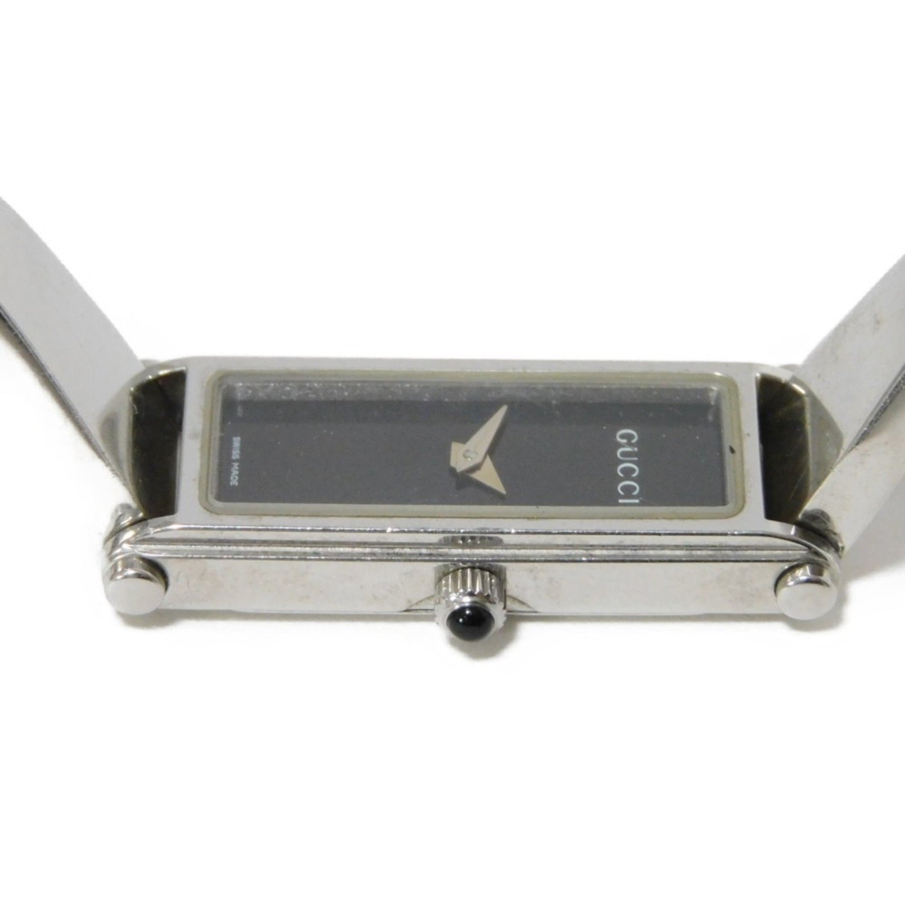 Gucci Bangle Watch Black Dial Quartz SS