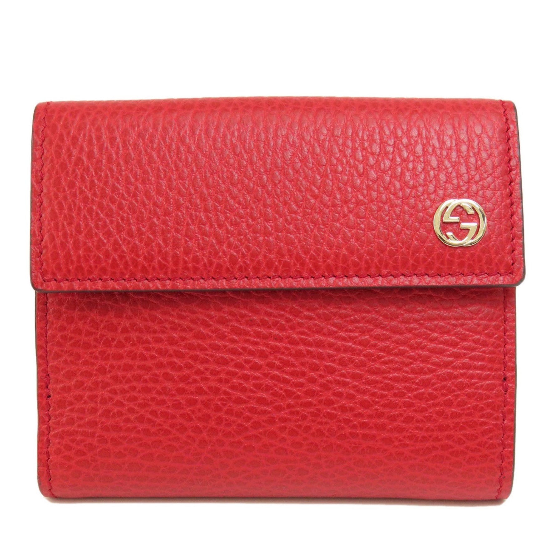 Gucci Interlocking G Outlet Bi-fold Wallet Leather
