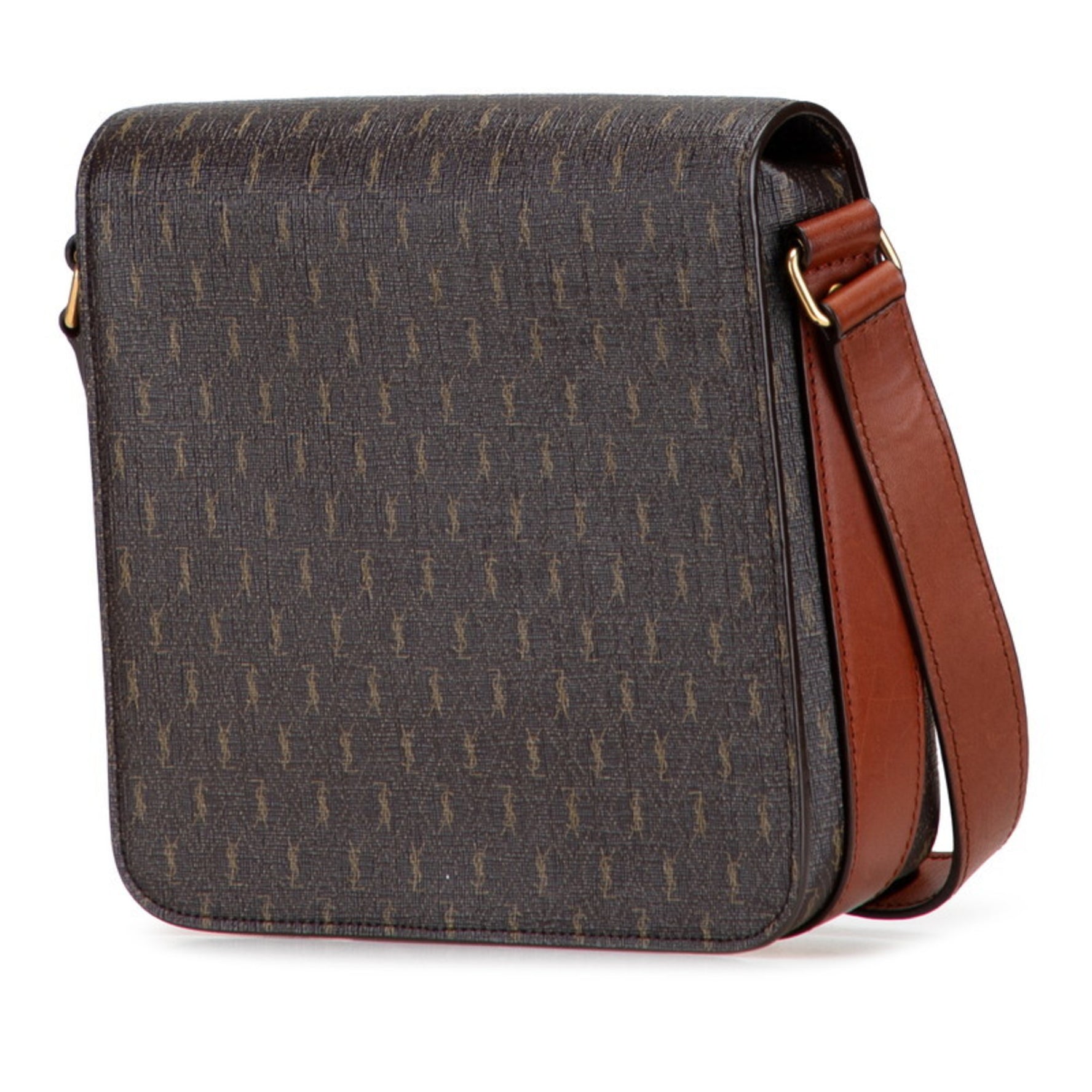 Saint Laurent YSL Monogram Shoulder Bag PVC Leather SAINT LAURENT