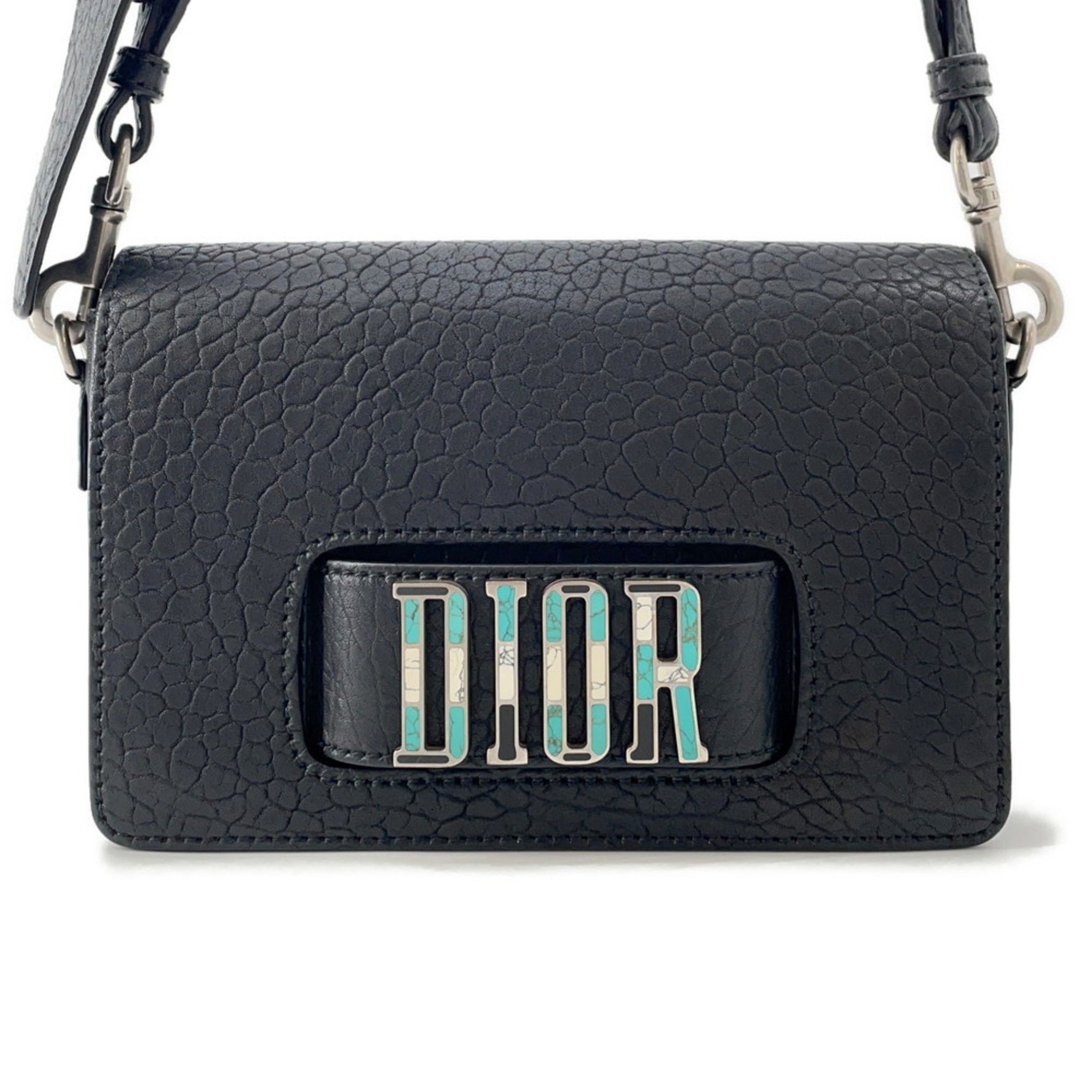 Christian Dior Evolution Mosaic Leather Shoulder Bag in