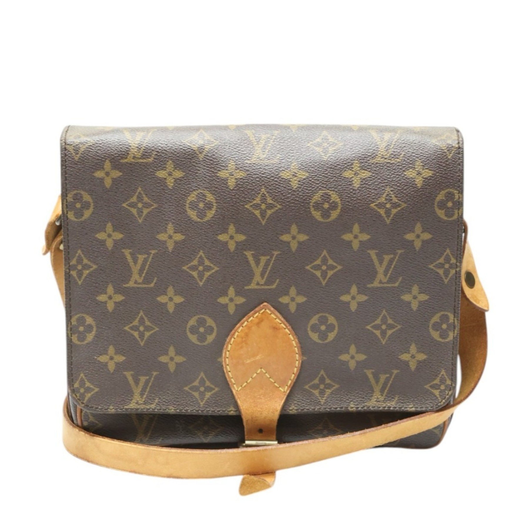 Louis Vuitton Shoulder Bag Monogram Cartesier GM Canvas Brown LV