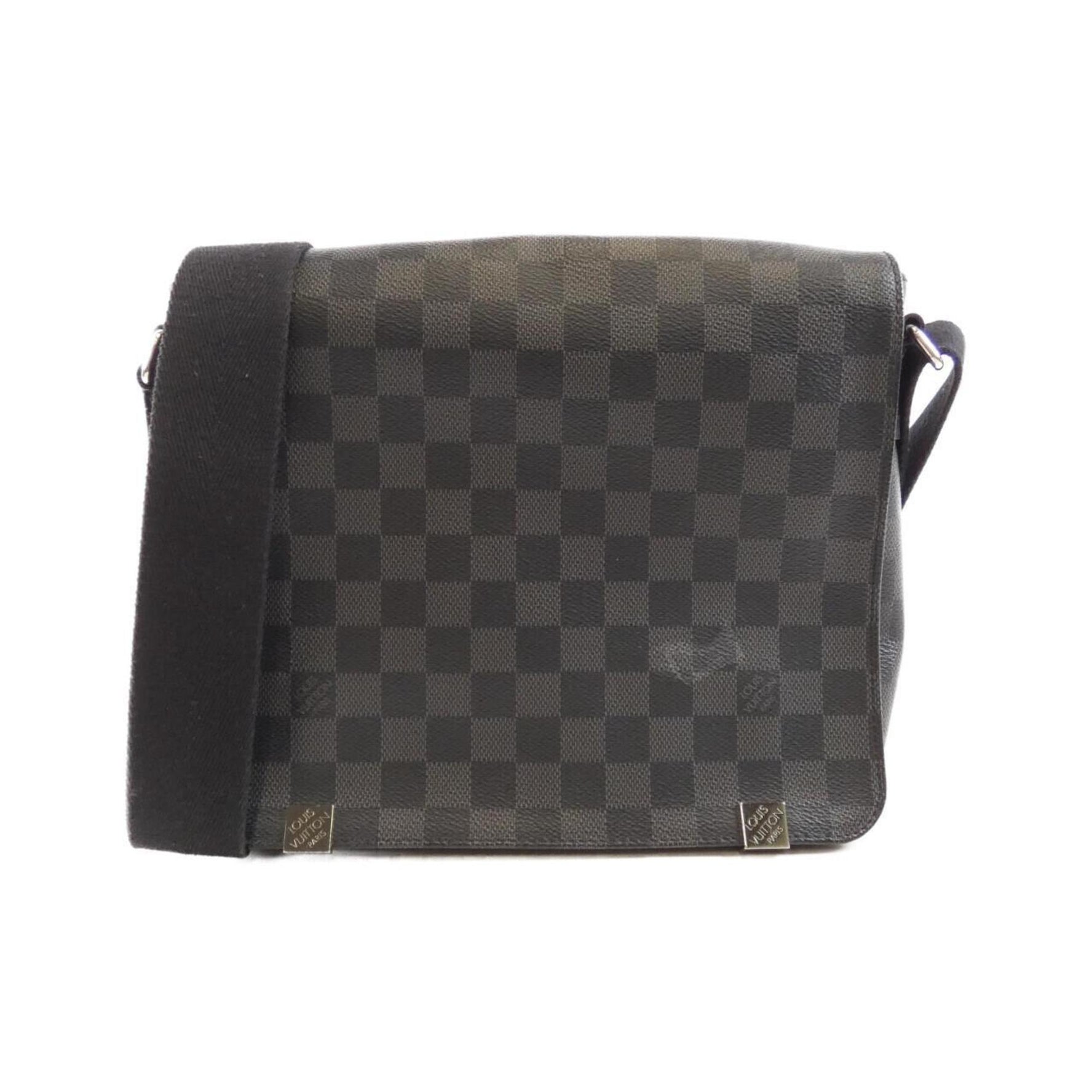 Louis Vuitton Damier Graphite District PM Shoulder Bag
