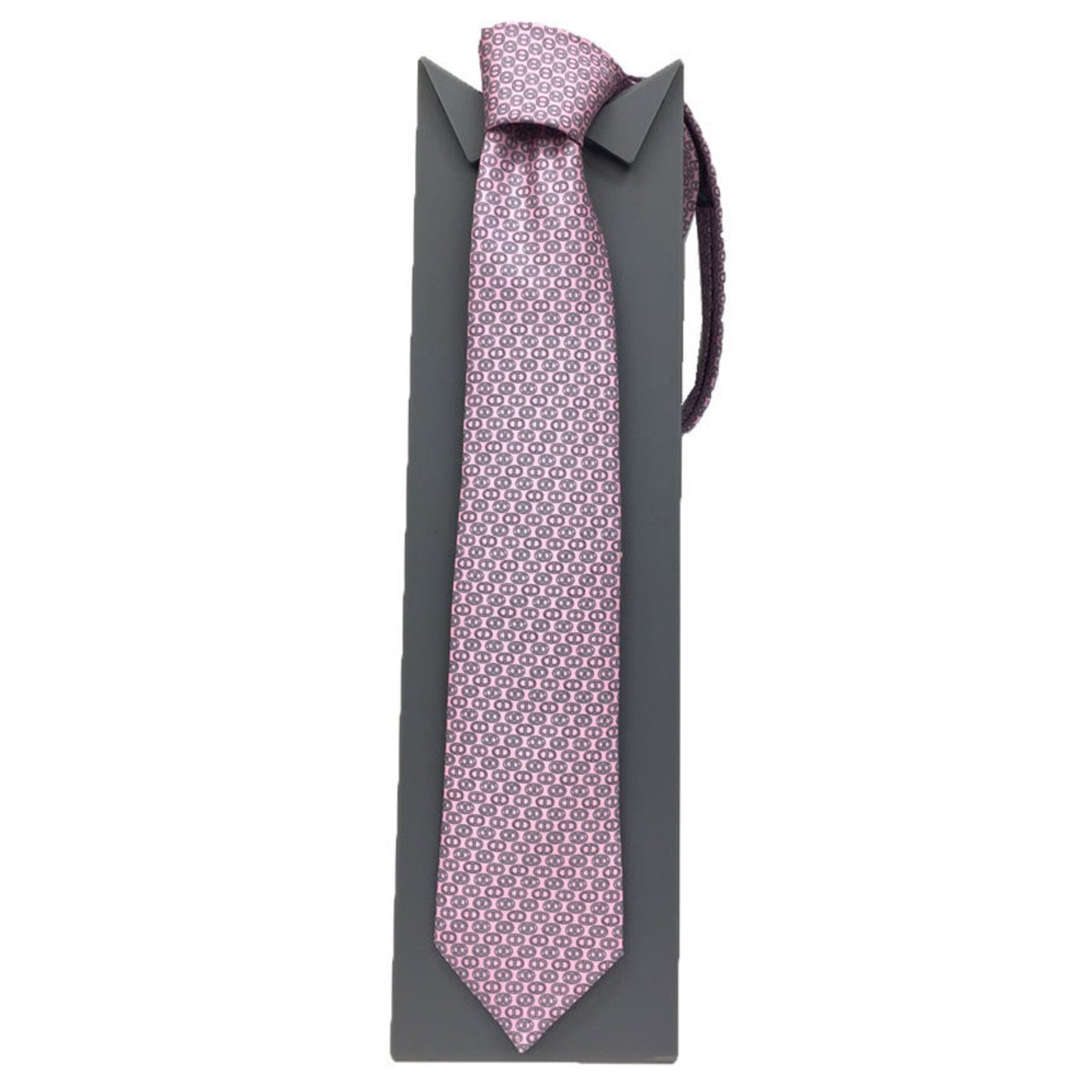 Hermes Necktie Silk Chaine d'Ancre