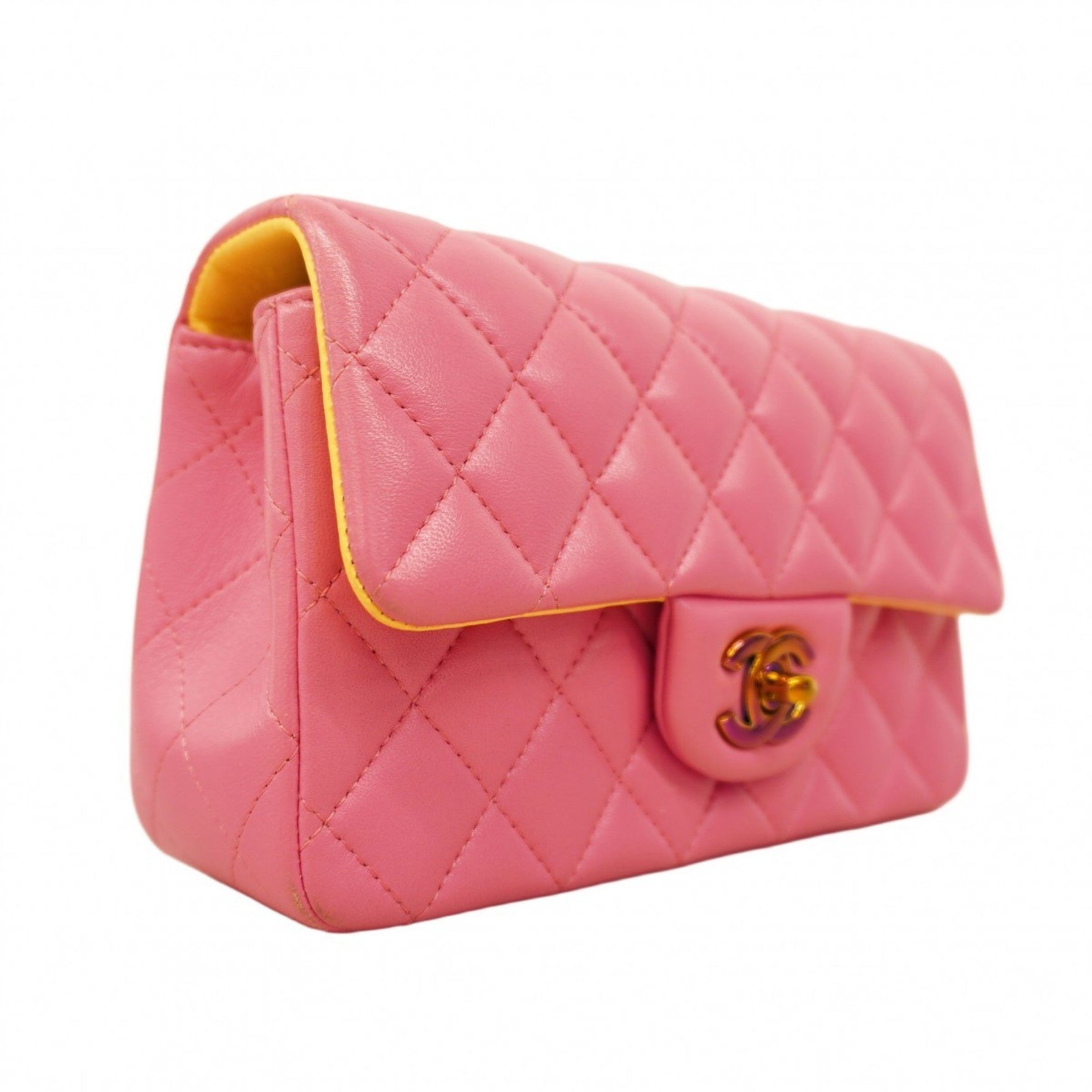 Chanel Matelasse Shoulder Bag, Lambskin, Gold