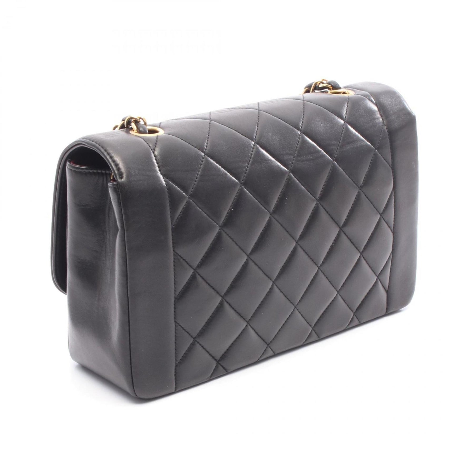 CHANEL Matelasse Diana Flap Shoulder Bag in Lambskin Leather