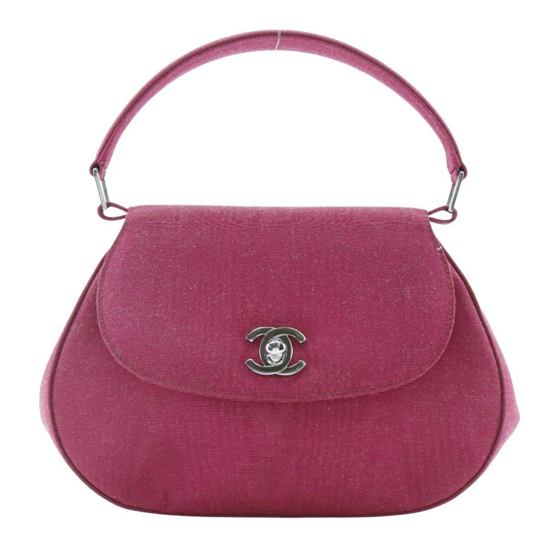 CHANEL Coco Handle Handbag - Cotton Turnlock Mini