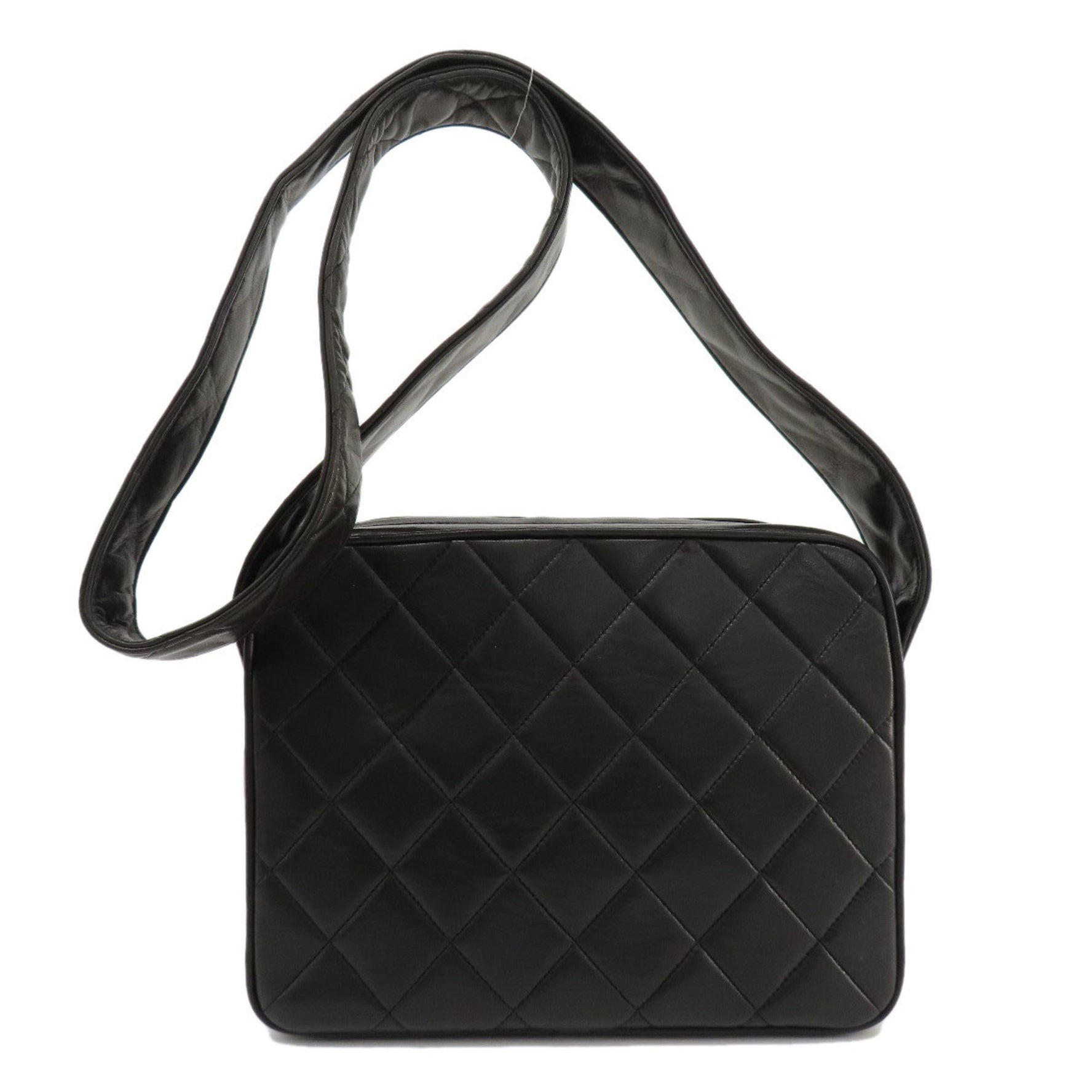 CHANEL Matelasse Shoulder Bag Lambskin