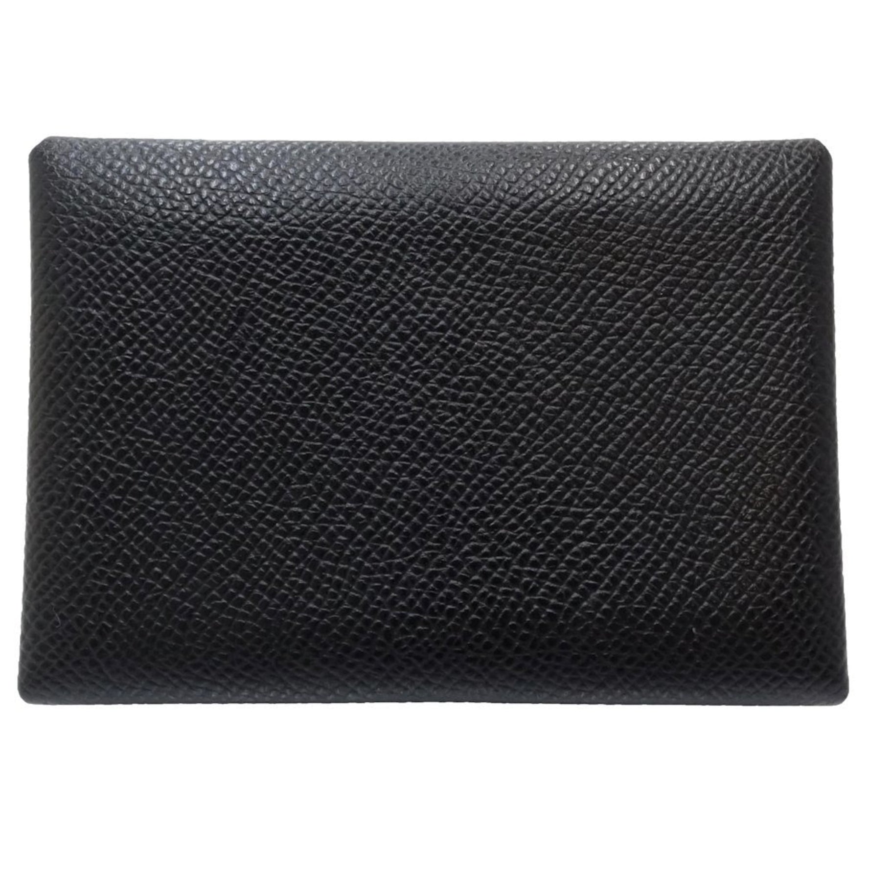 HERMES Calvi Duo Wallet/Coin Case, U Stamp, Epsom Leather