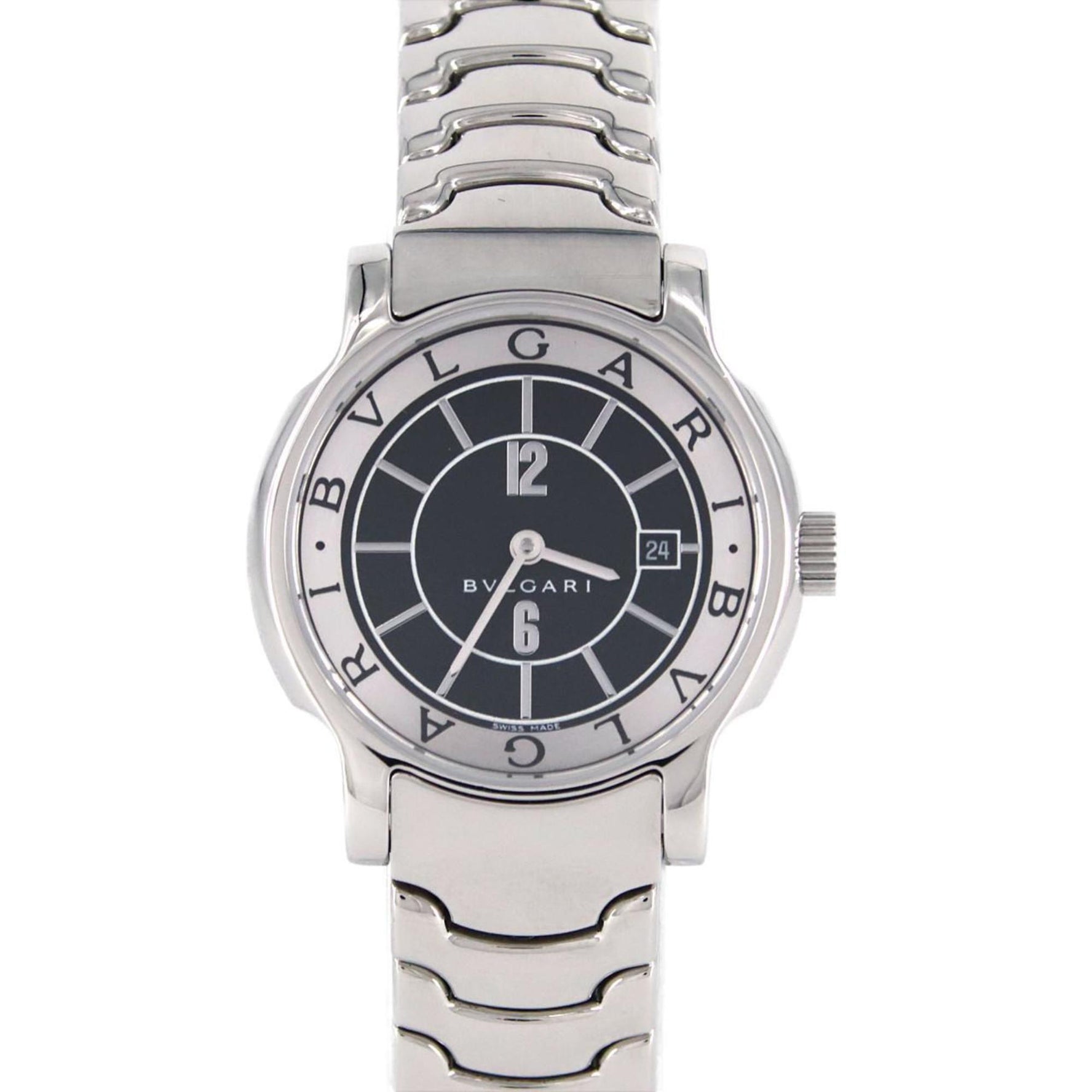 Bvlgari Solotempo SS Wristwatch Quartz