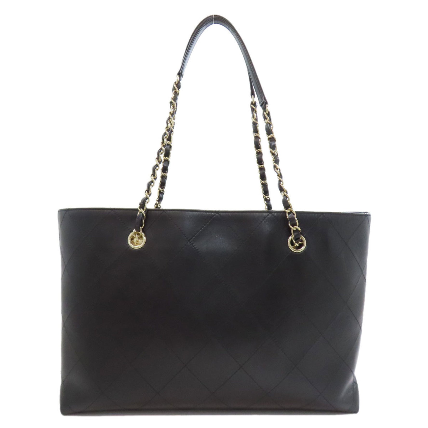 Chanel Chain Tote Bag Calfskin