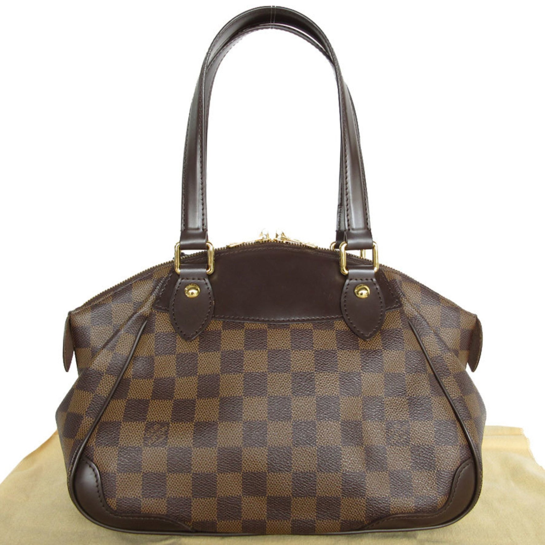 Louis Vuitton Handbag Damier Verona PM Canvas Gold