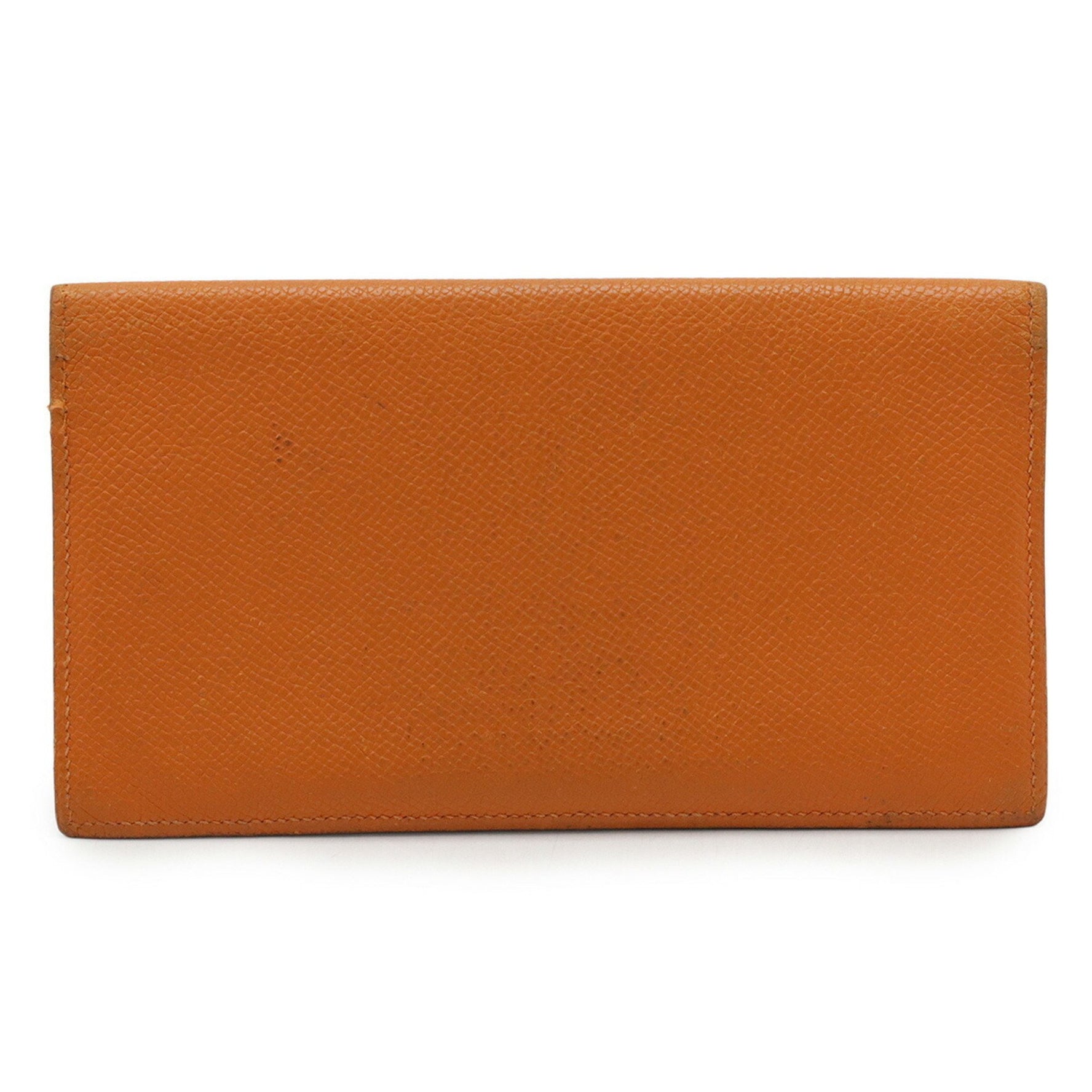 HERMES Fleming Bi-fold Long Wallet, Epsom Leather, □I Stamp