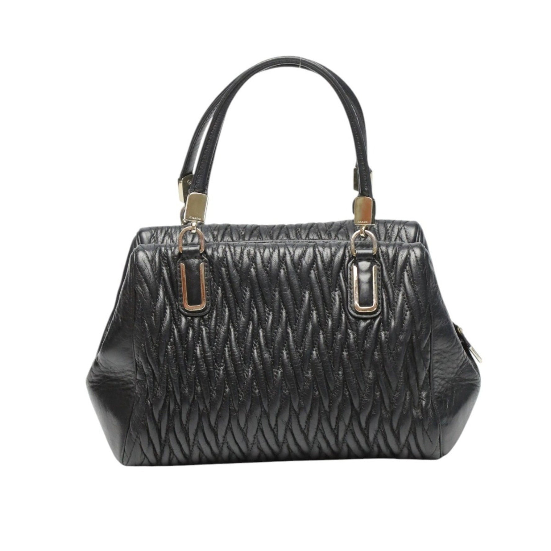 COACH Handbag Shoulder Bag Satchel Madison Leather