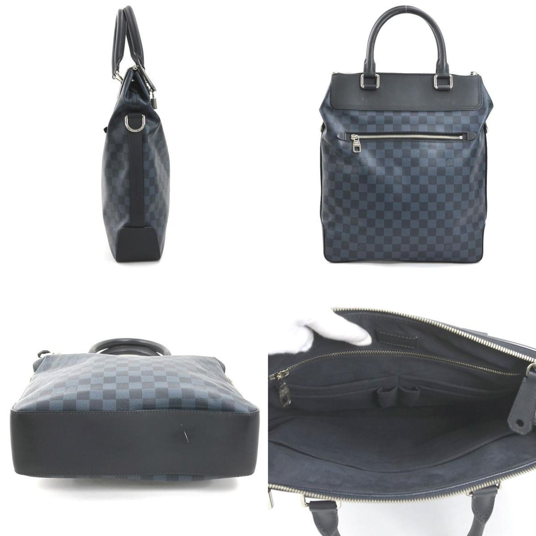 Louis Vuitton Handbag Shoulder Bag Damier Cobalt Greenwich Navy