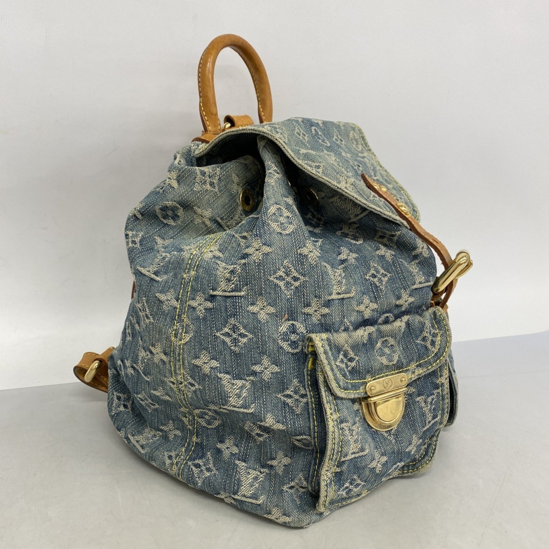 Louis Vuitton Monogram Denim Sac Ado GM Backpack