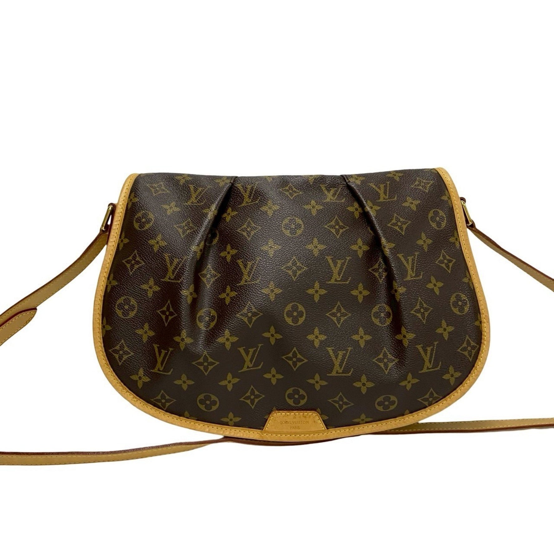 Louis Vuitton Menilmontant MM Monogram Leather Shoulder Bag/Pochette