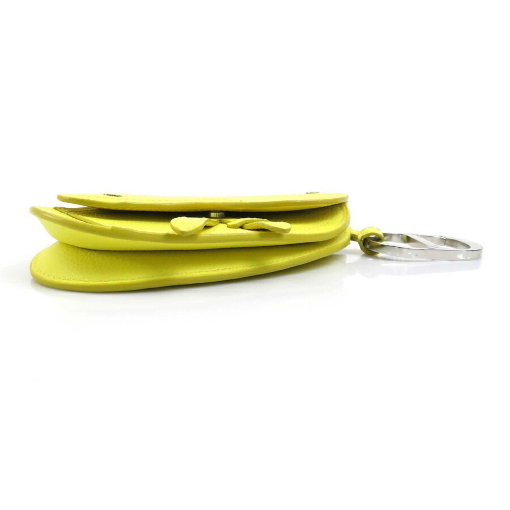 Christian Dior Pouch Charm Saddle Leather Ladies