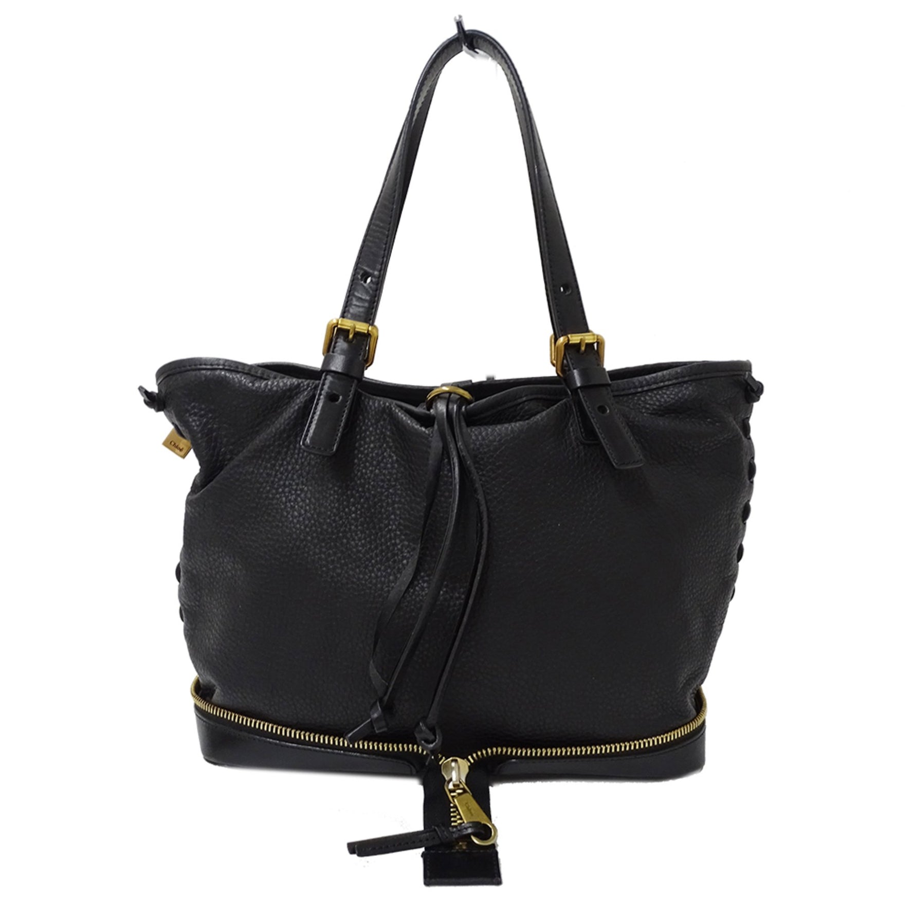 Chloé Chloe Tote Bag Shoulder Leather Outing
