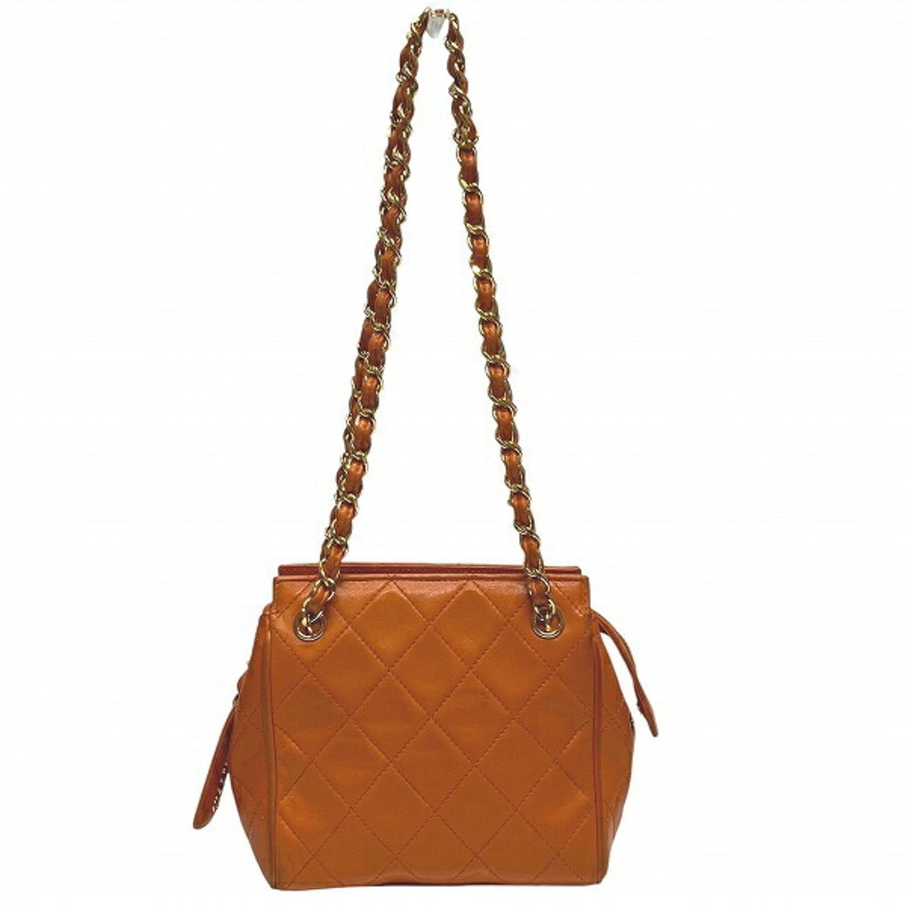 CHANEL Matelasse Lambskin Chain Shoulder Bag