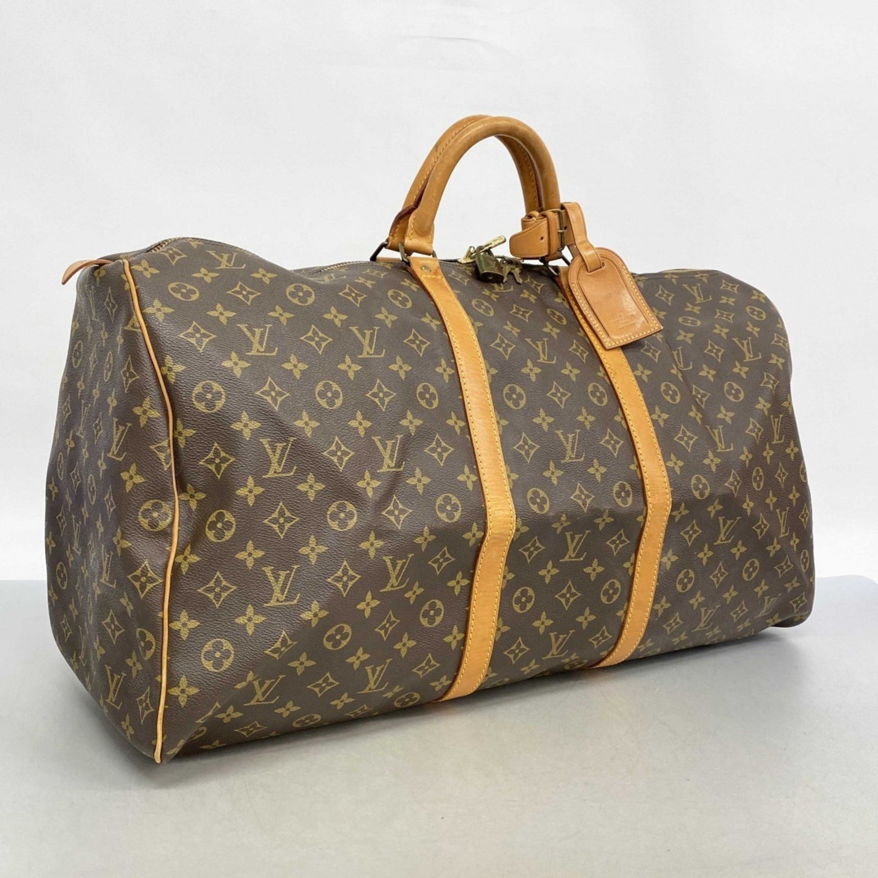 Louis Vuitton Monogram Keepall 60 Boston Bag Men's and