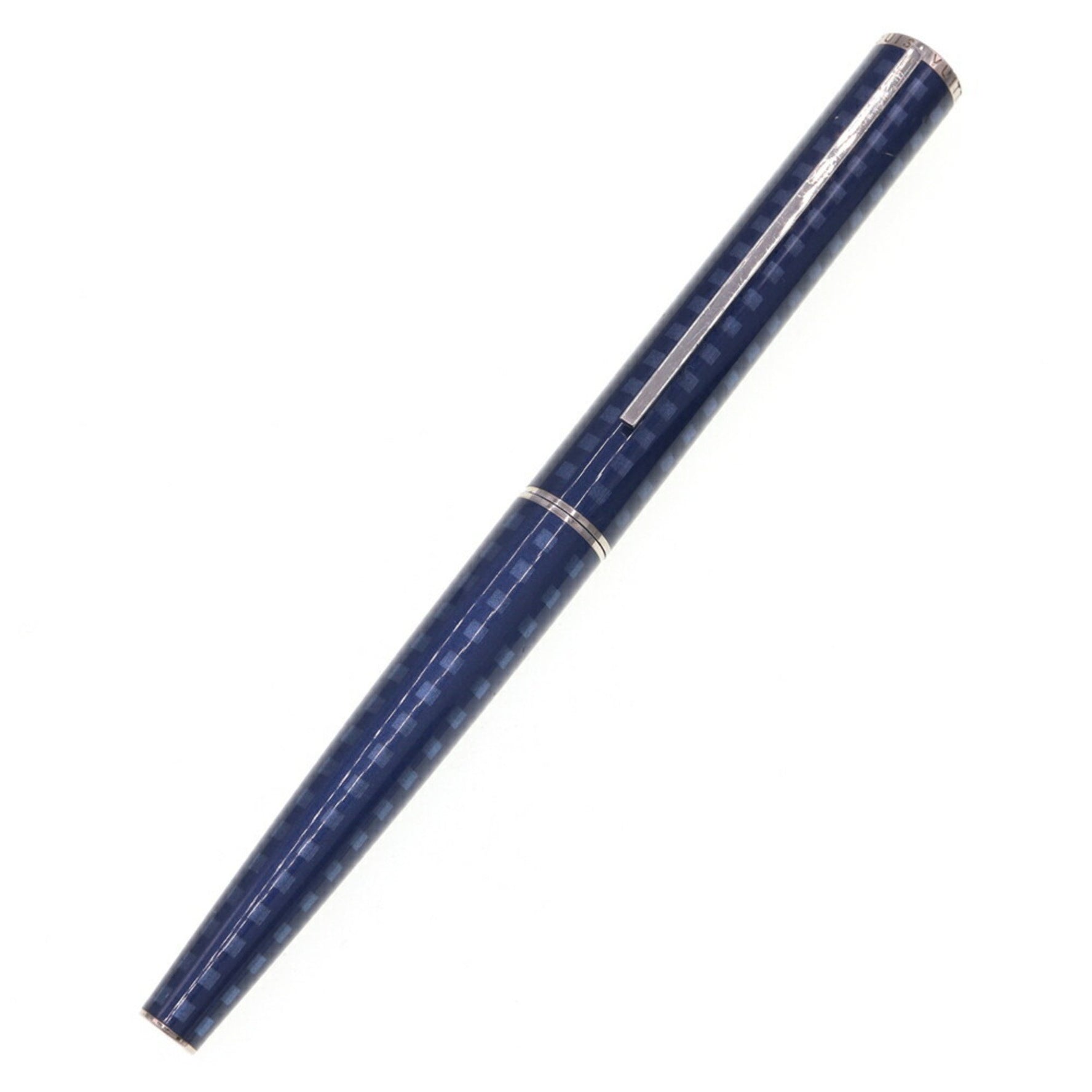 Louis Vuitton Jet Rack Ballpoint Pen Navy Silver Metal