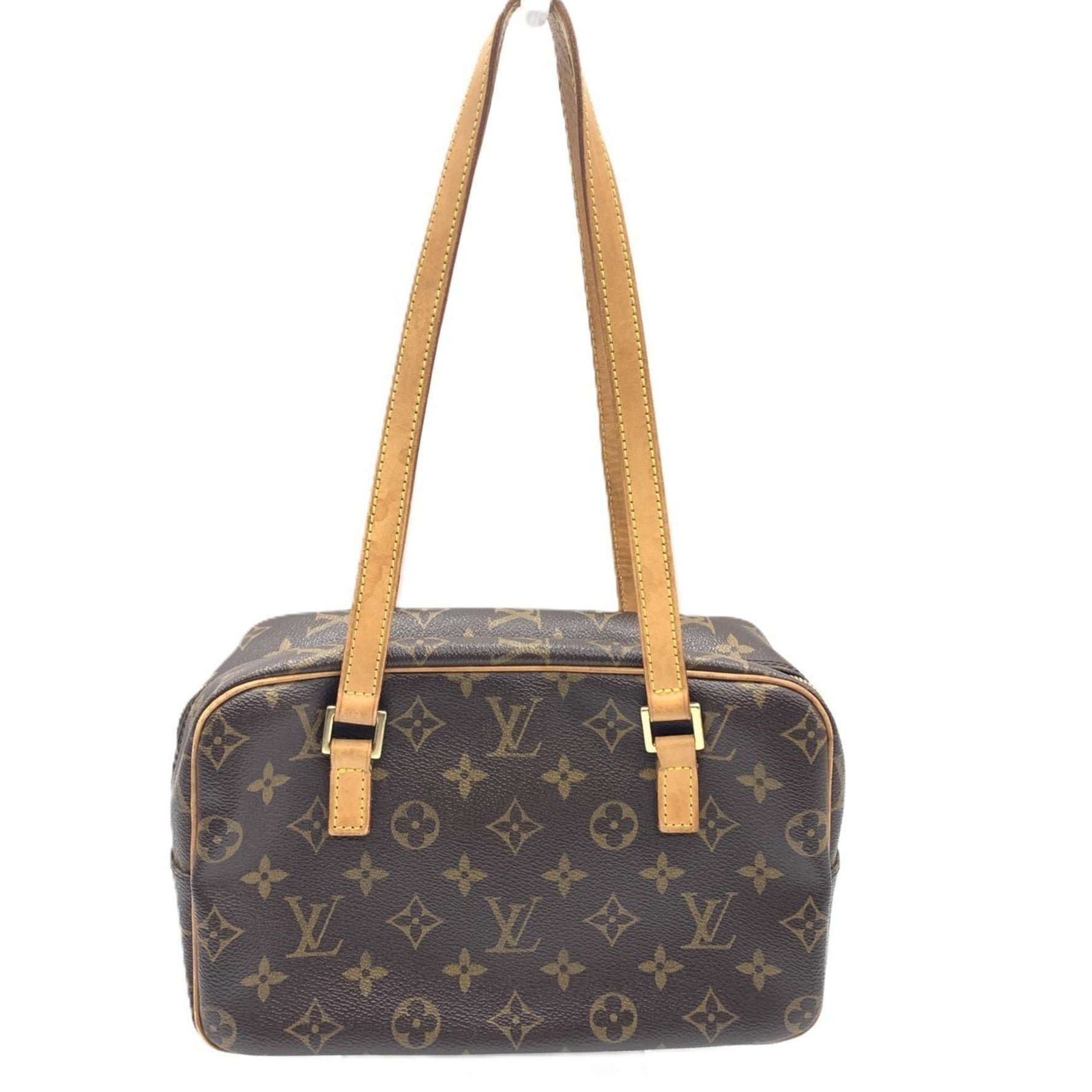 Louis Vuitton Cite MM Shoulder Bag Leather