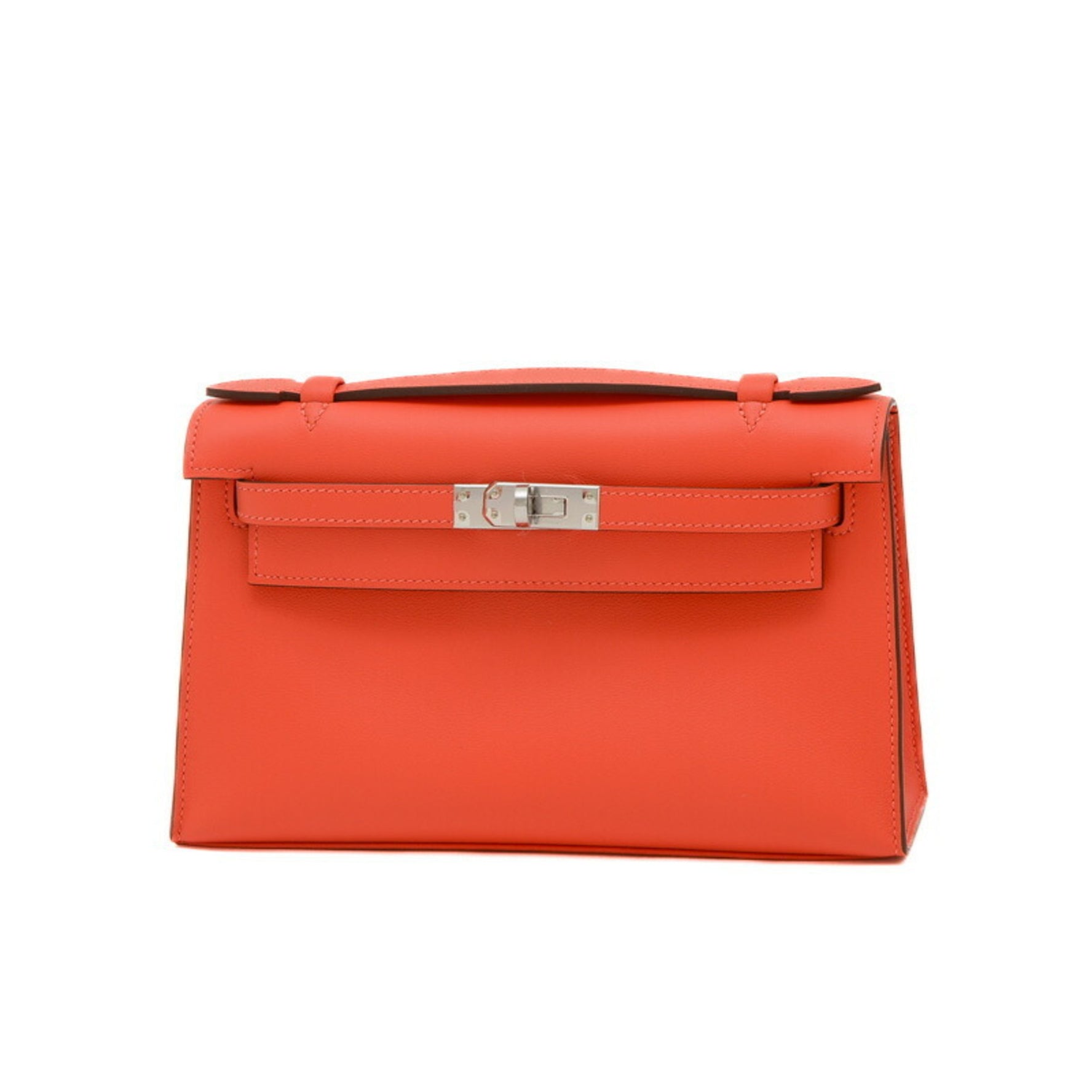 Hermes Pochette Kelly Shoulder Bag Swift Field W Engraved