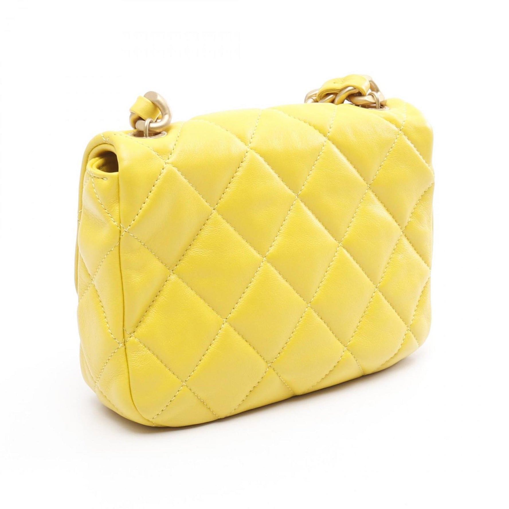 CHANEL Mini Matelasse Shoulder Bag, Lambskin Leather