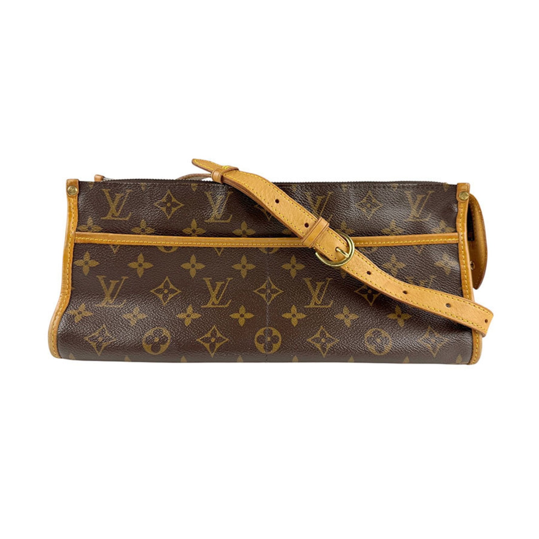 Louis Vuitton Shoulder Bag Monogram Popincourt Long Canvas Brown