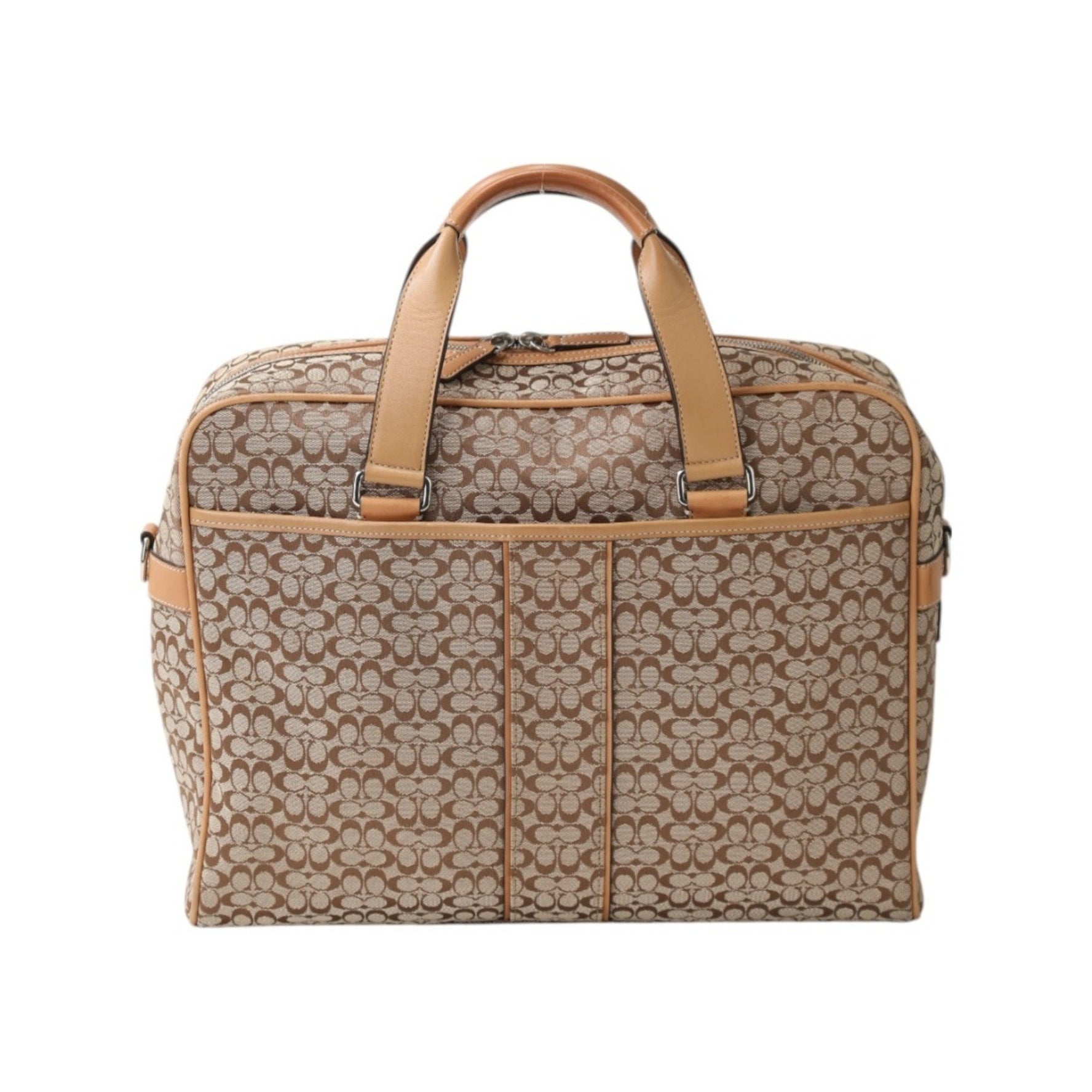 Coach Business Bag Briefcase CC Pattern Document Canvas