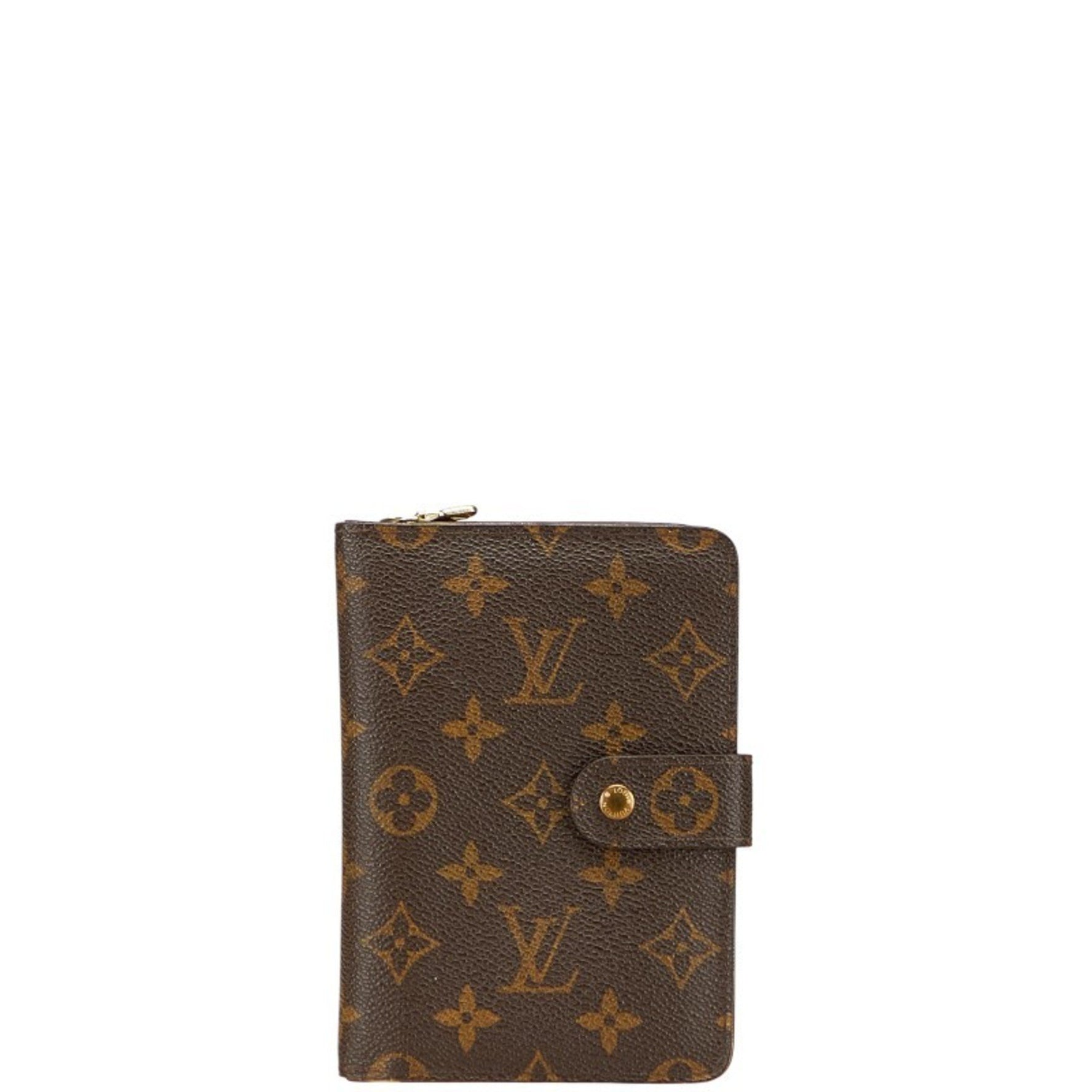 Louis Vuitton Monogram Porte Papier Zip Bifold Wallet PVC Leather LOUIS VUITTON