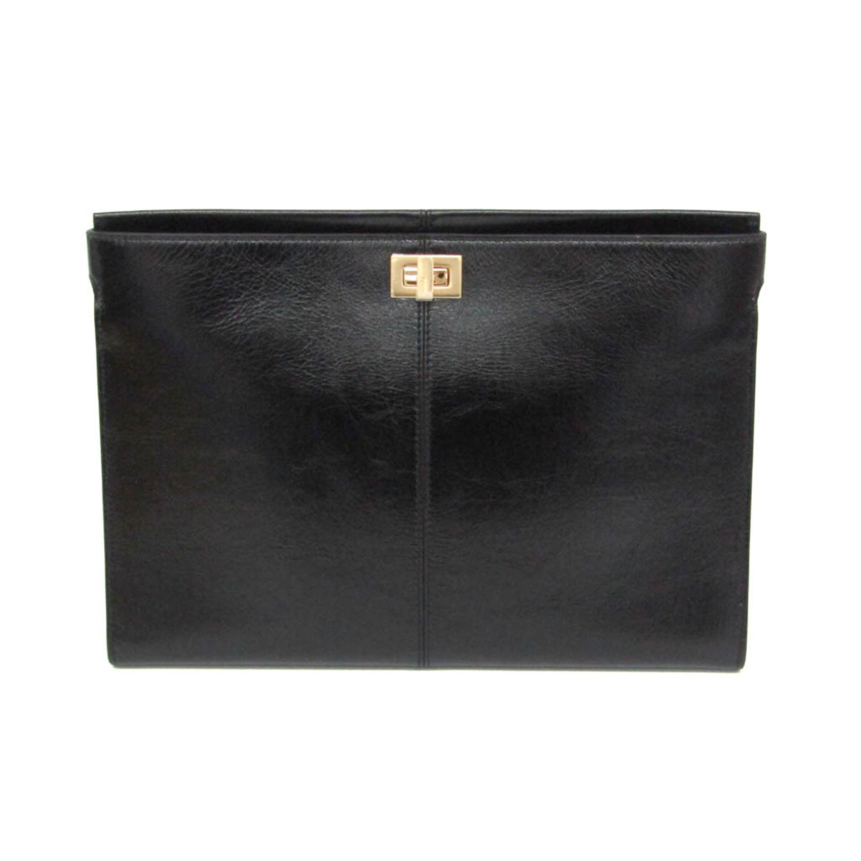 Fendi Leather Clutch Bag