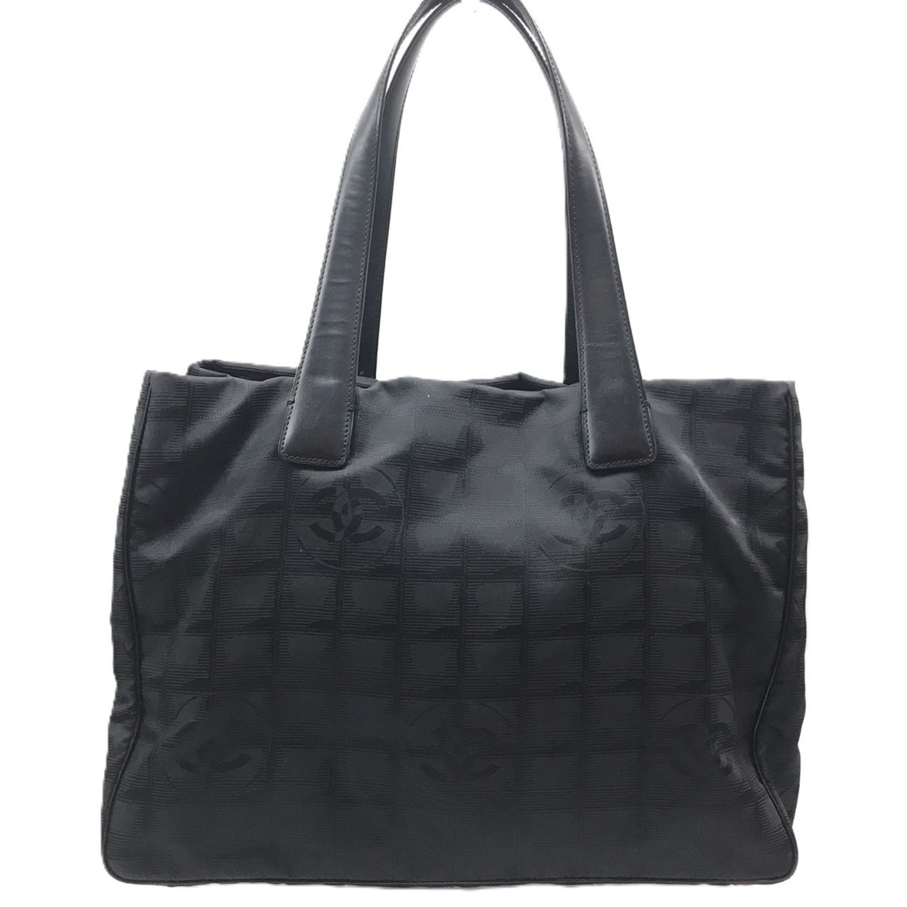 Chanel New Travel Line Tote Bag Nylon Jacquard