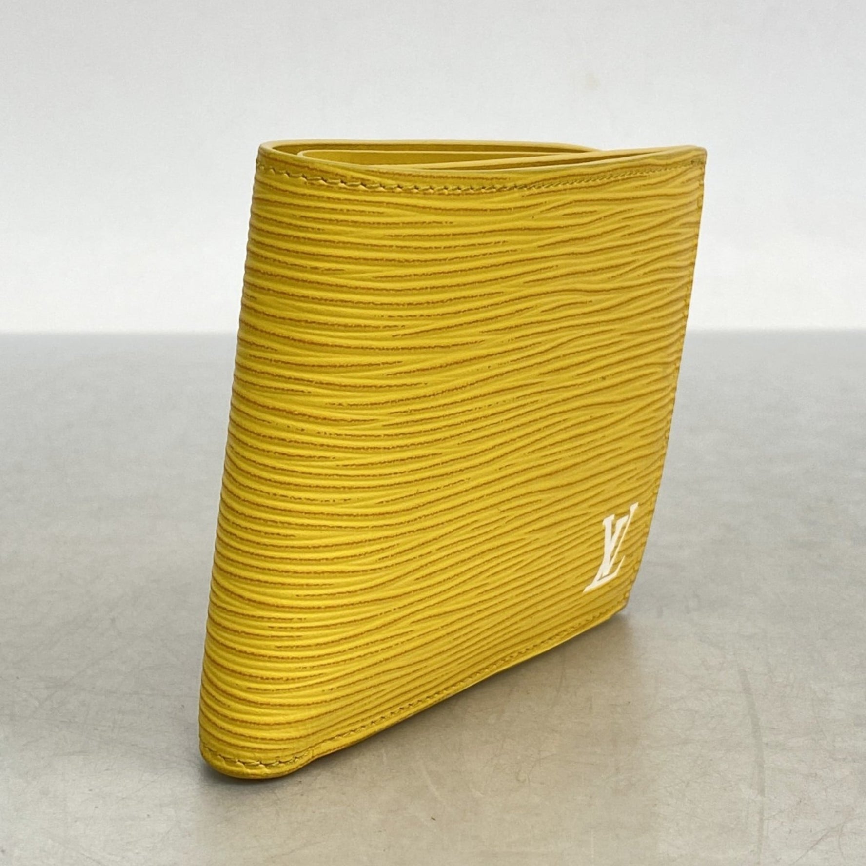 Louis Vuitton Epi Wallet Portefeuille Marco Jaune Matte