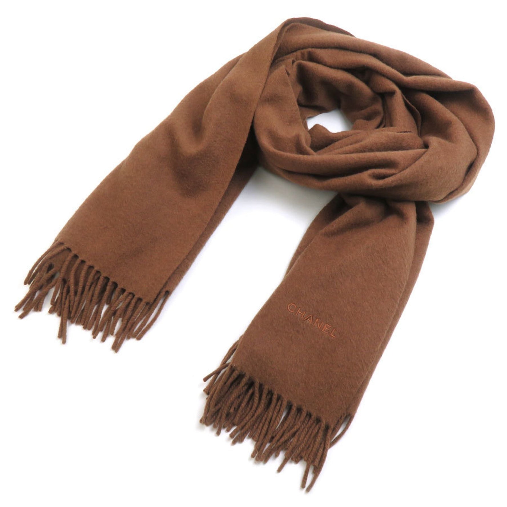 CHANEL Shawl Stole/Scarf Cashmere Men's