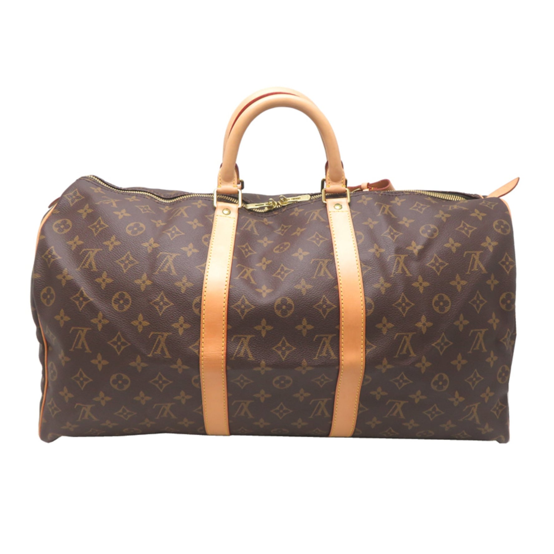 Louis Vuitton Keepall 50 Boston Bag (Discontinued) Monogram Brown