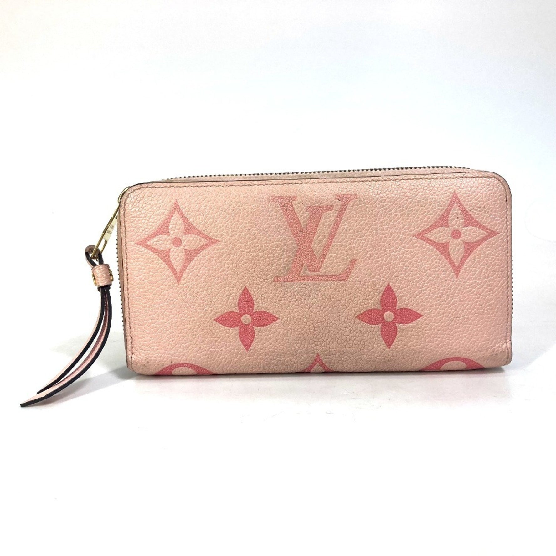Louis Vuitton Monogram Empreinte by the Pool Zippy Wallet, Leather, Bouton de Rose