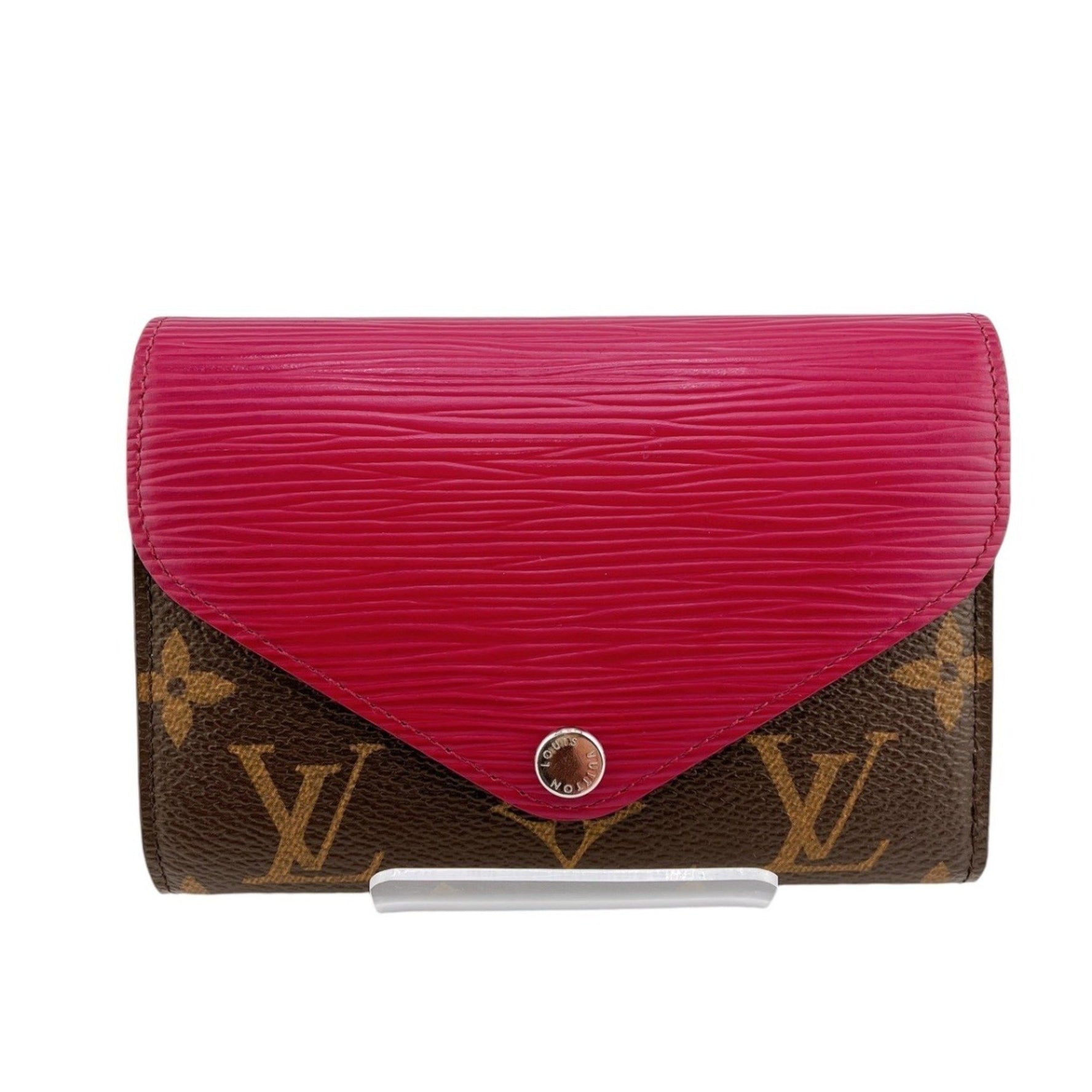 Louis Vuitton Tri-fold wallet Portefeuille Marie Compact Monogram Coin purse included canvas LV